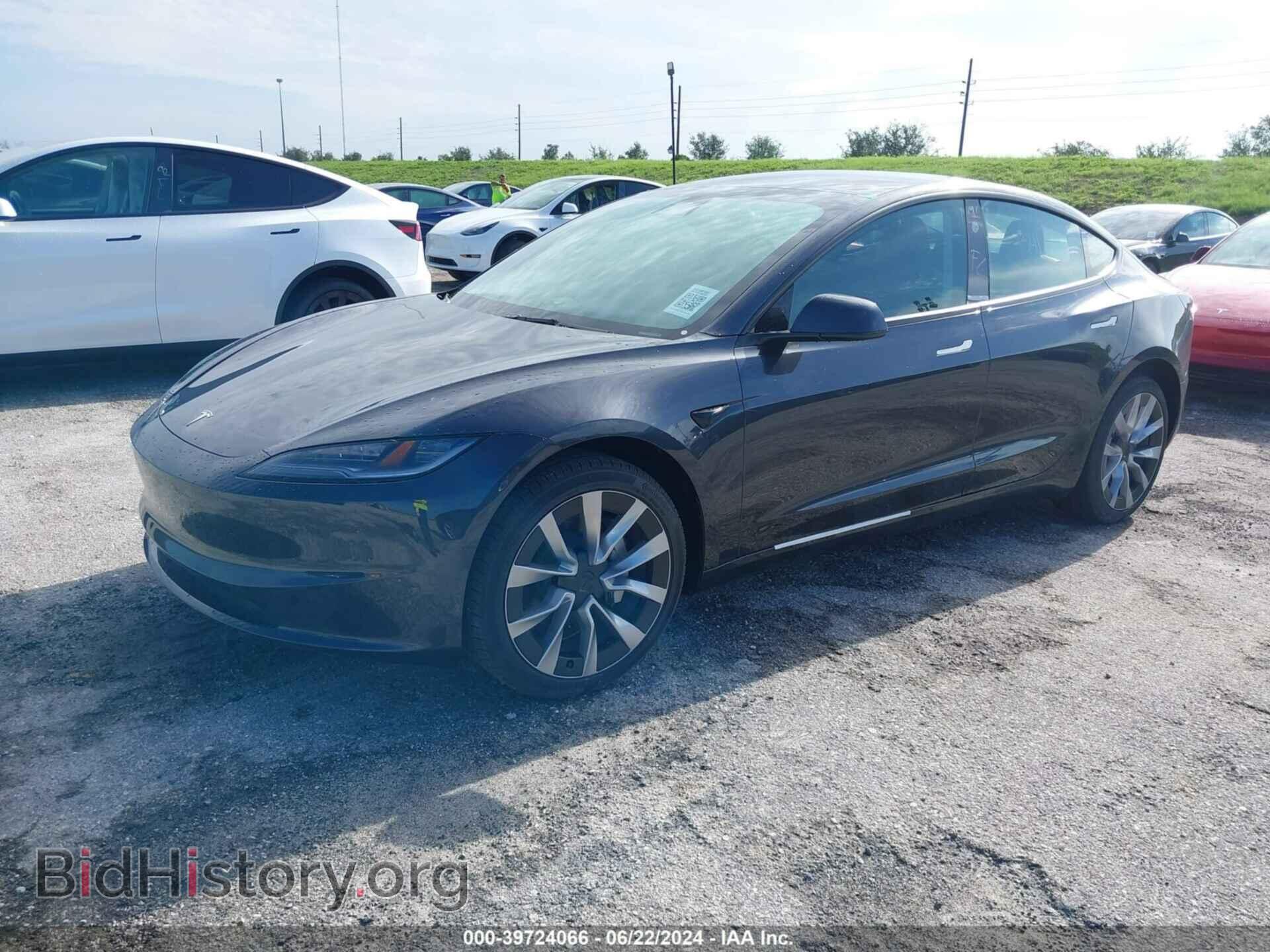 2024 TESLA MODEL 3 - VIN: 5YJ3E1EA6RF742617 - Фото 2