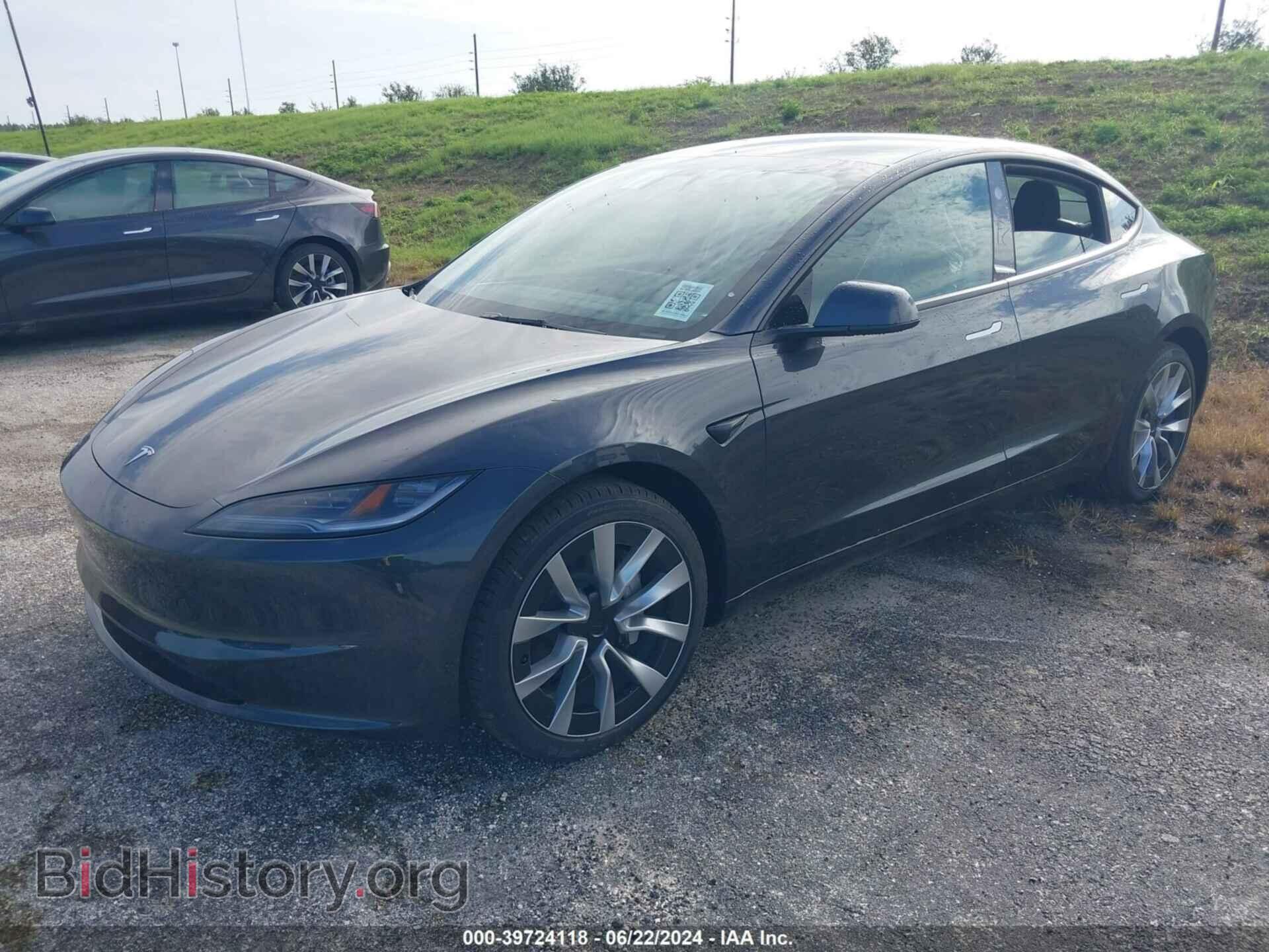 2024 TESLA MODEL 3 - VIN: 5YJ3E1EA8RF751612 - Фото 2