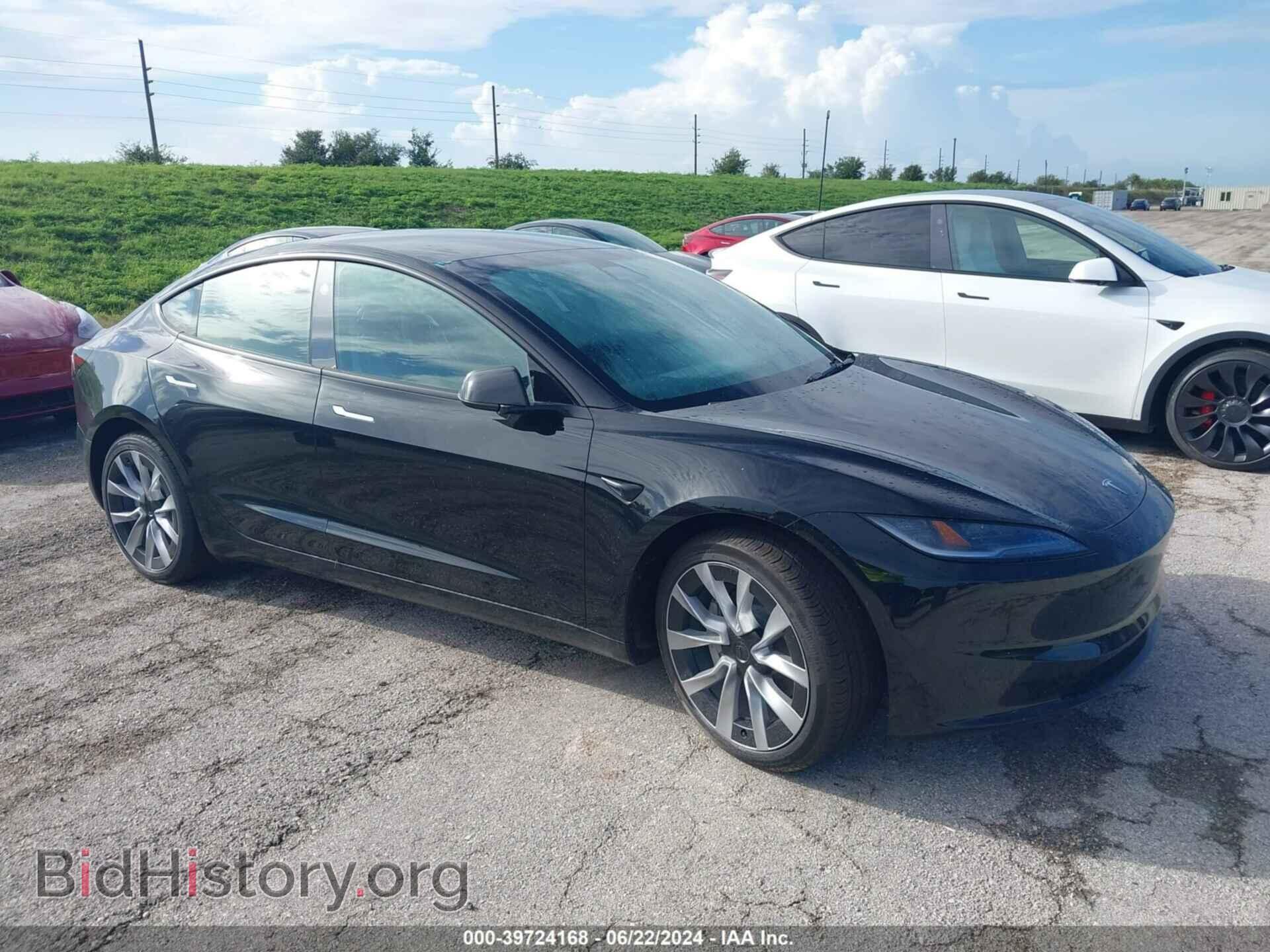 Photo 5YJ3E1EA9RF749853 - TESLA MODEL 3 2024