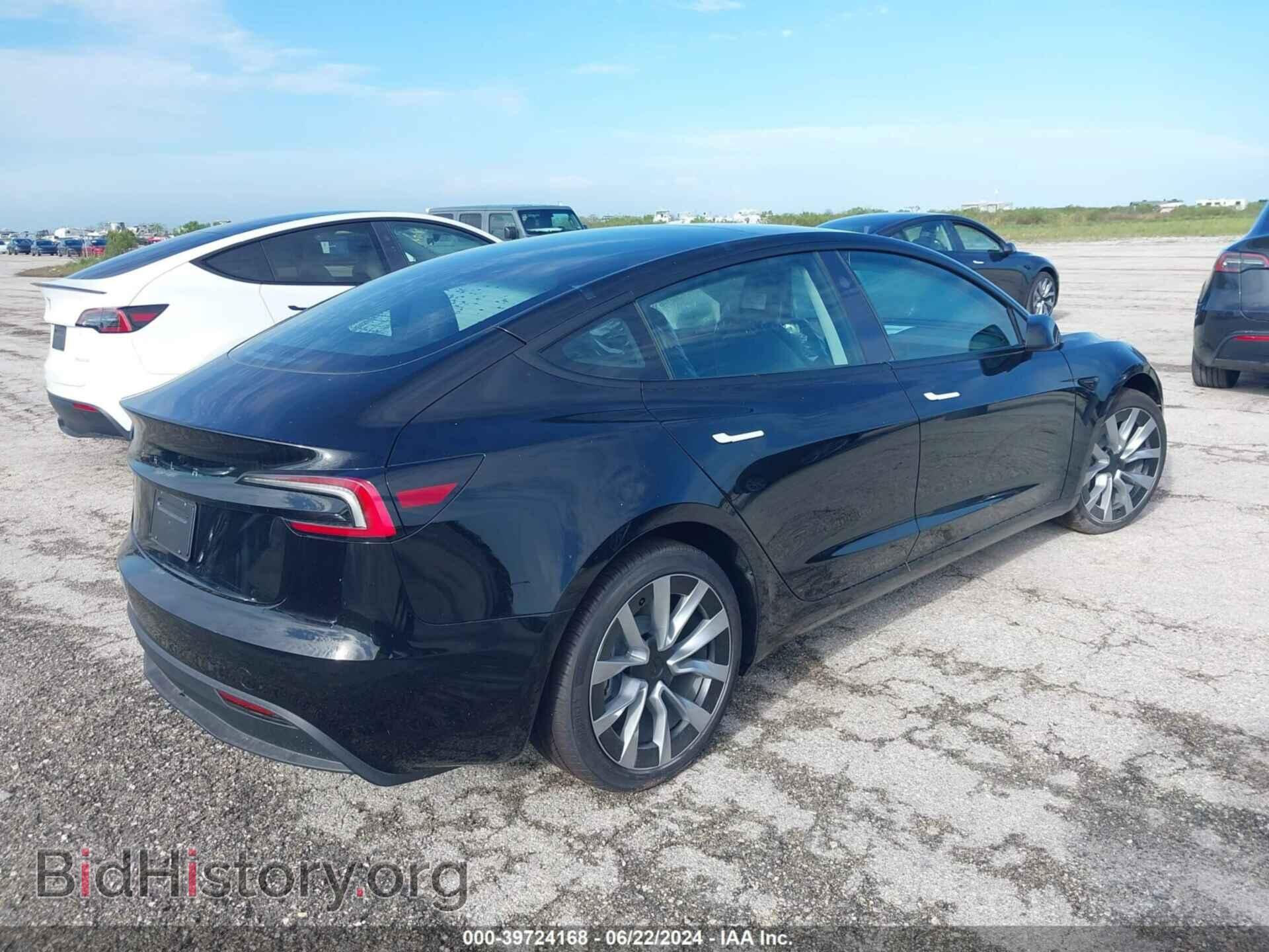 2024 TESLA MODEL 3 - VIN: 5YJ3E1EA9RF749853 - Фото 4