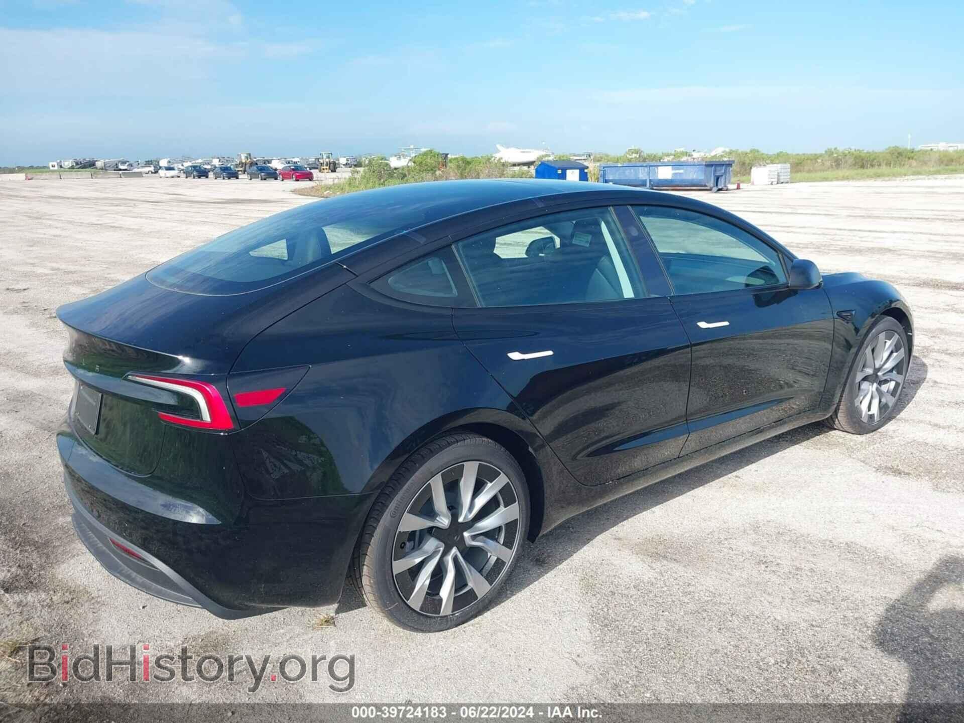 2024 TESLA MODEL 3 - VIN: 5YJ3E1EA9RF751327 - Фото 4