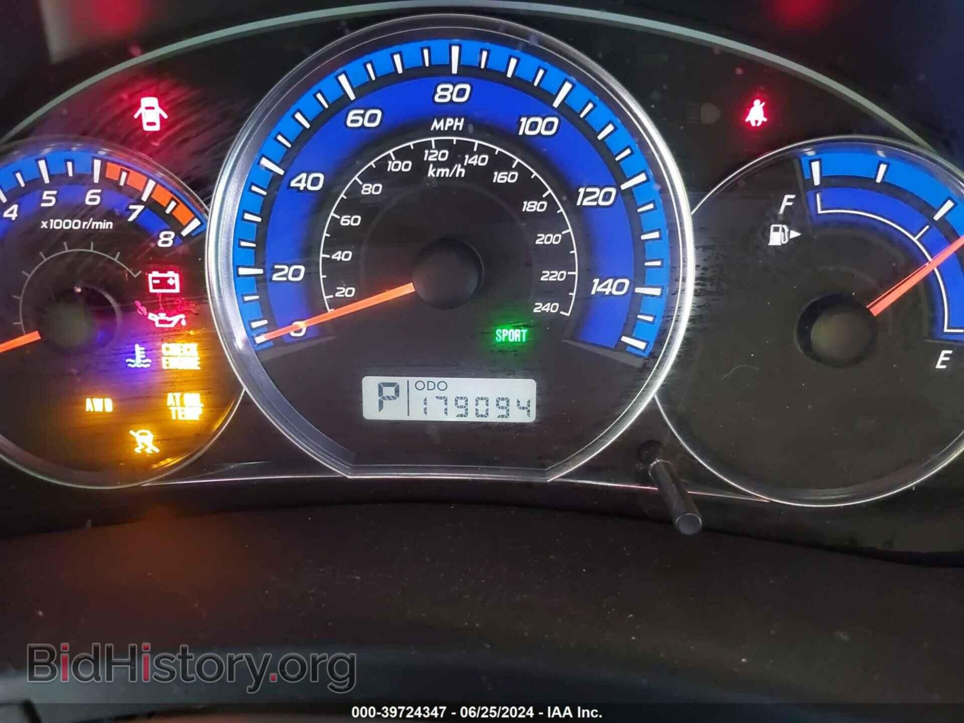 2009 SUBARU FORESTER - VIN: JF2SH63689H744210 - Фото 7