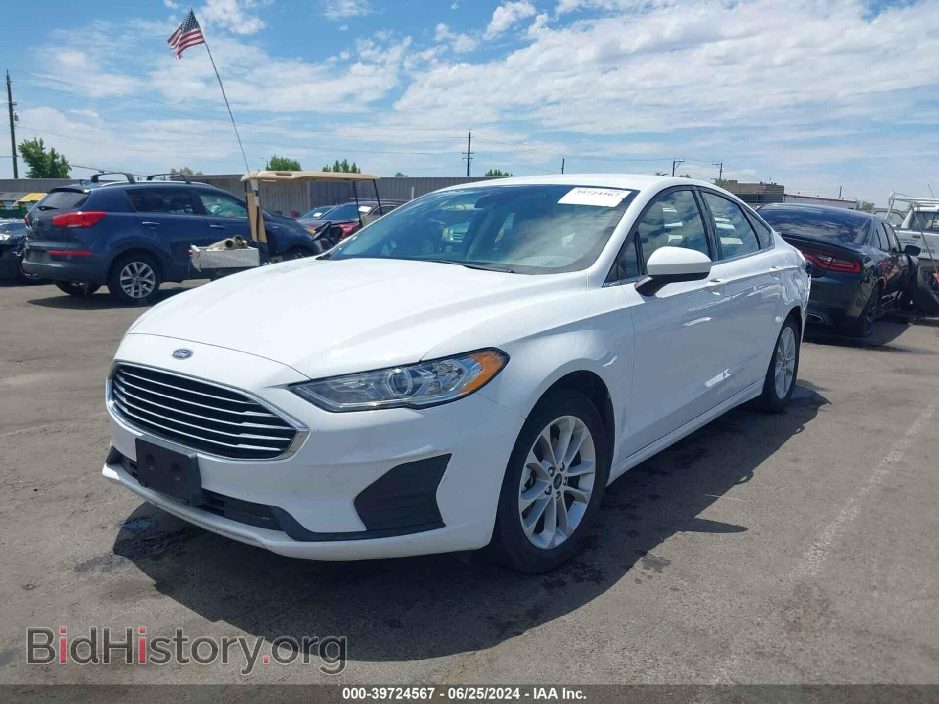 2019 FORD FUSION - VIN: 3FA6P0HD4KR136055 - Фото 2