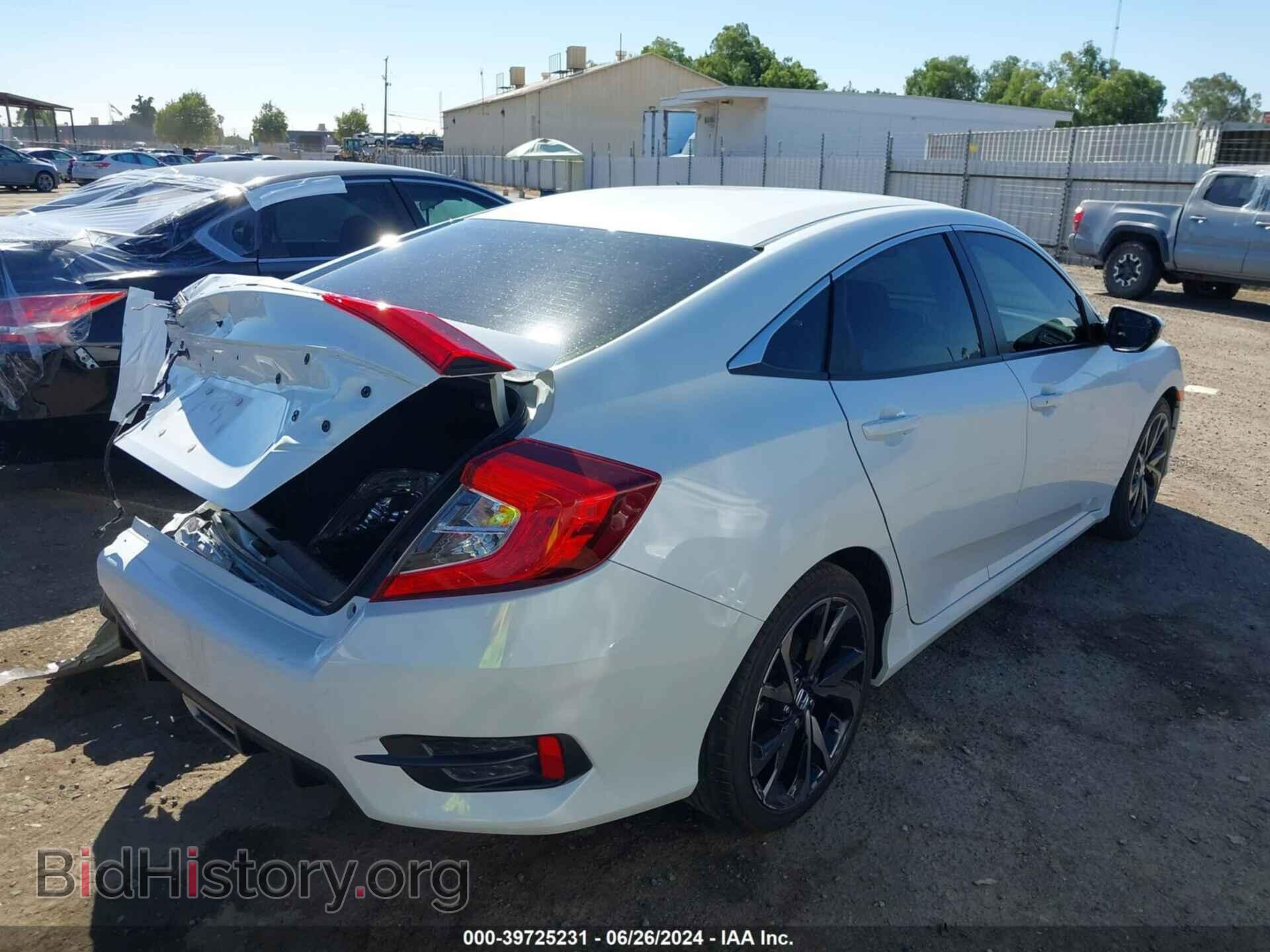 2021 HONDA CIVIC - VIN: 2HGFC2F84MH540142 - Фото 4