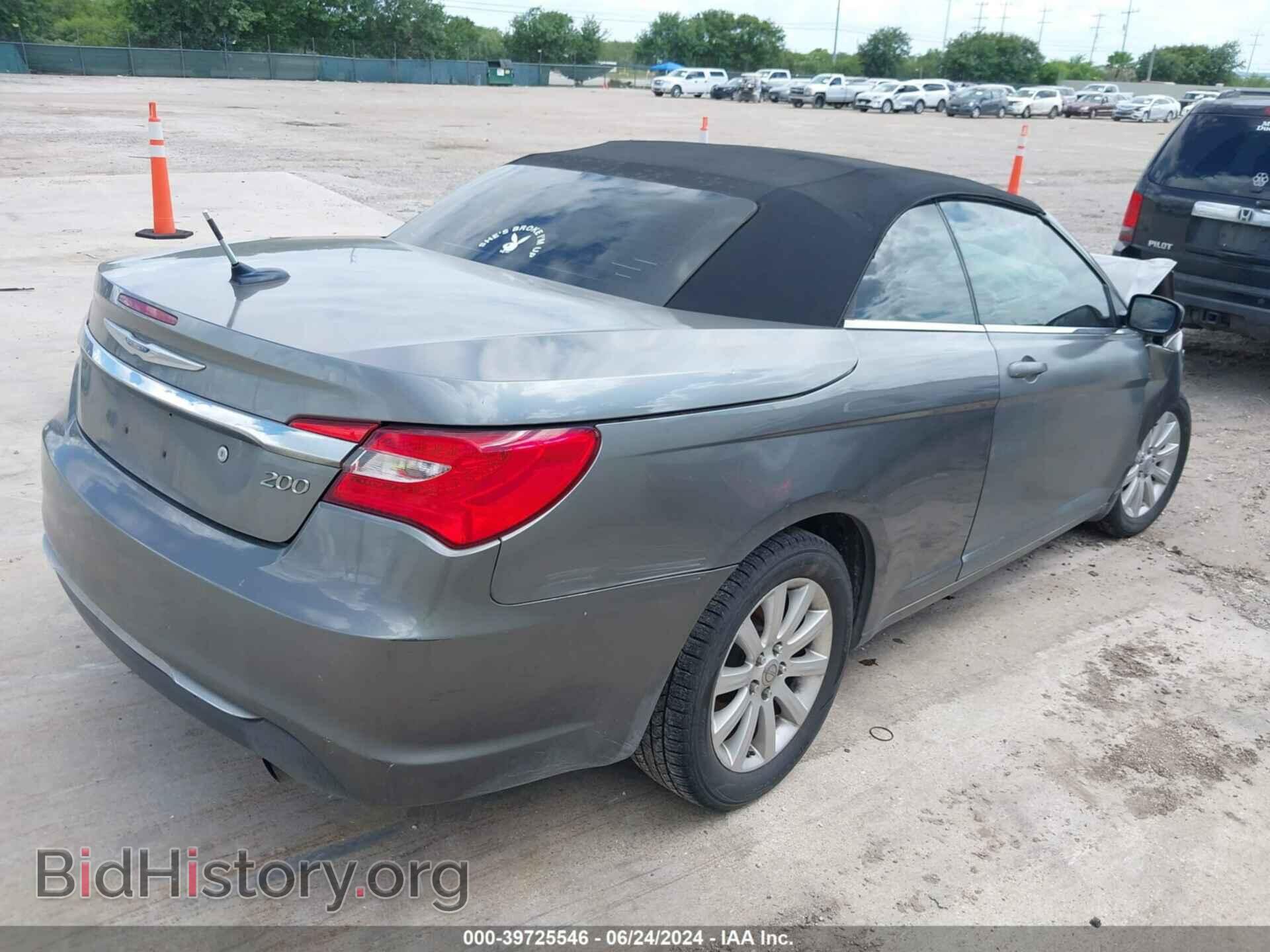 2013 CHRYSLER 200 - VIN: 1C3BCBEB0DN511386 - Фото 4