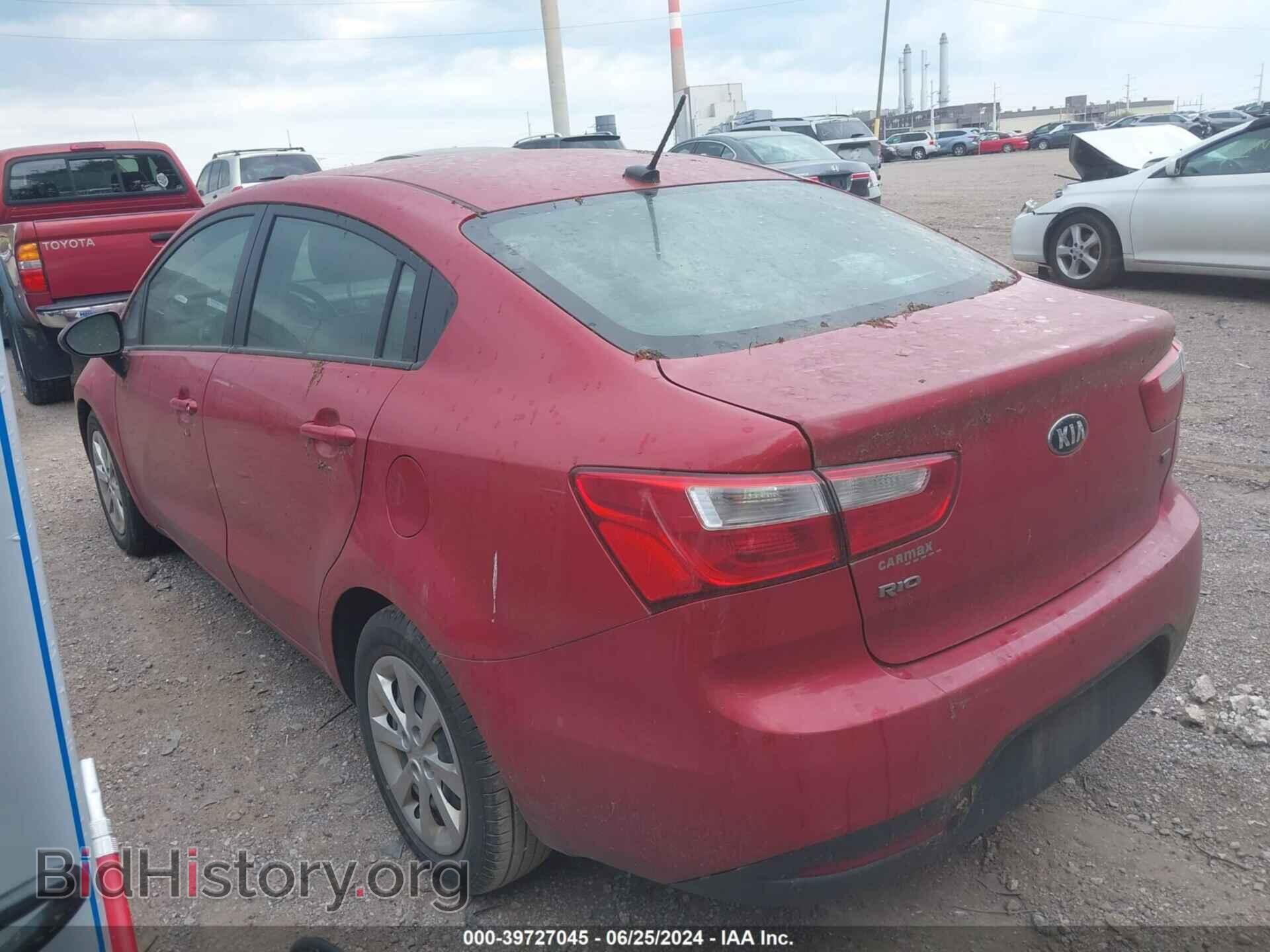 2014 KIA RIO - VIN: KNADM4A35E6323922 - Фото 3