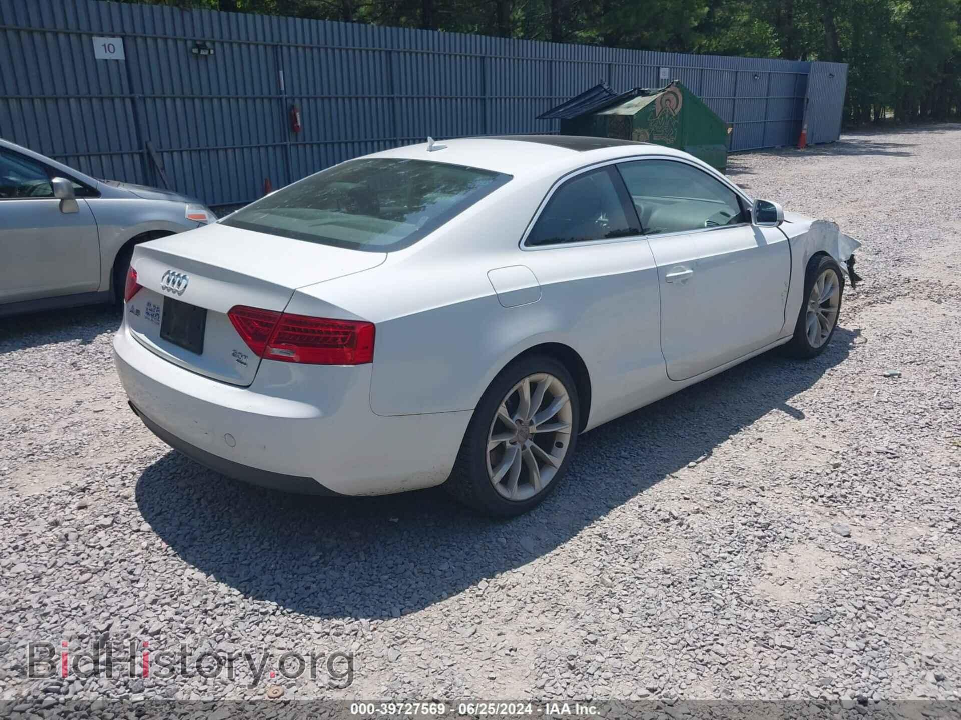 2013 AUDI A5 - VIN: WAUCFAFRXDA042163 - Фото 4