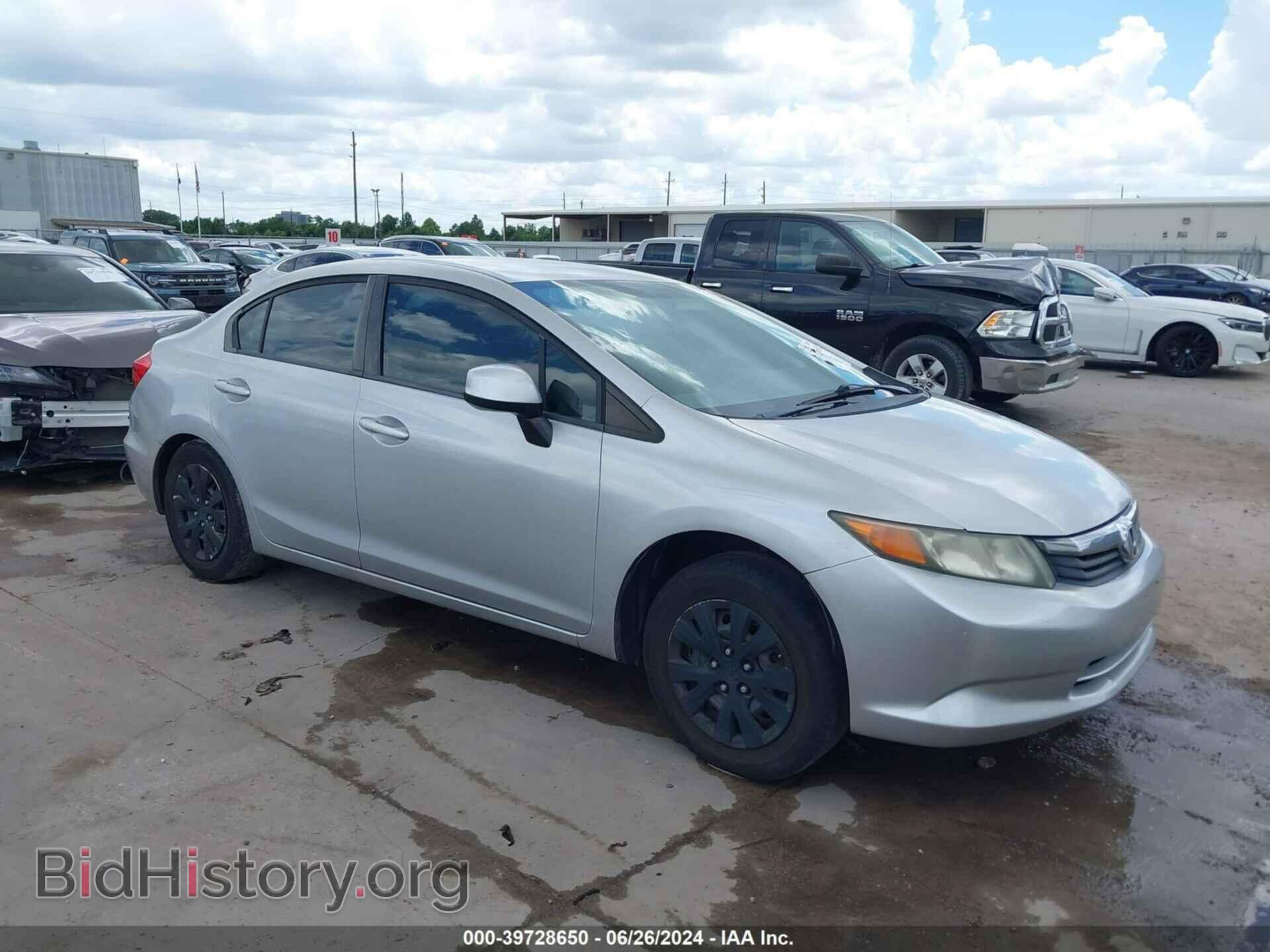 Photo 19XFB2F57CE031485 - HONDA CIVIC 2012