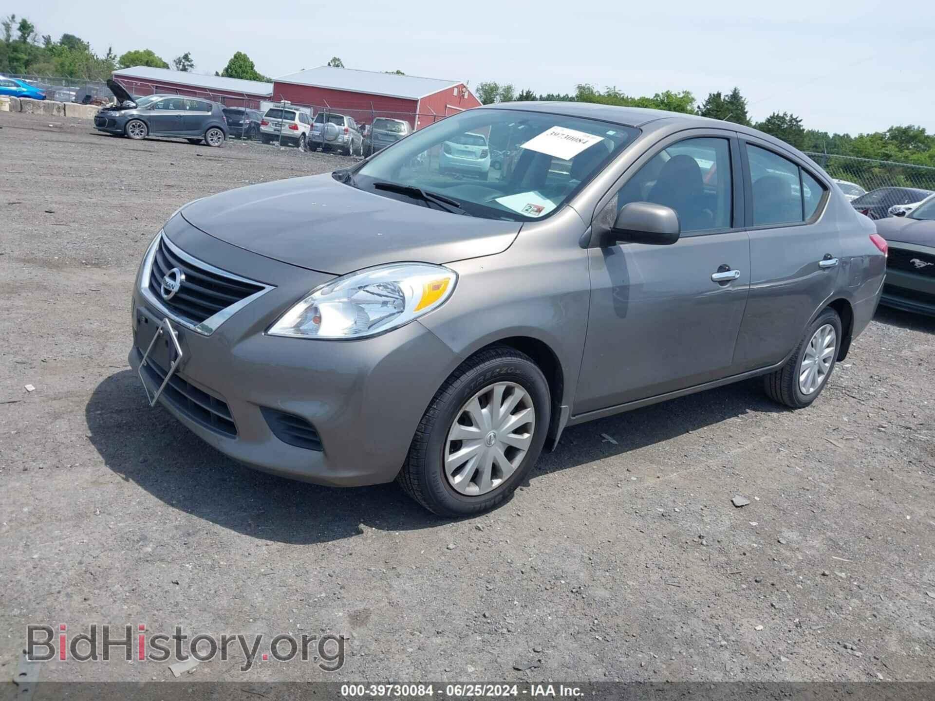 2012 NISSAN VERSA - VIN: 3N1CN7AP8CL904014 - Фото 2
