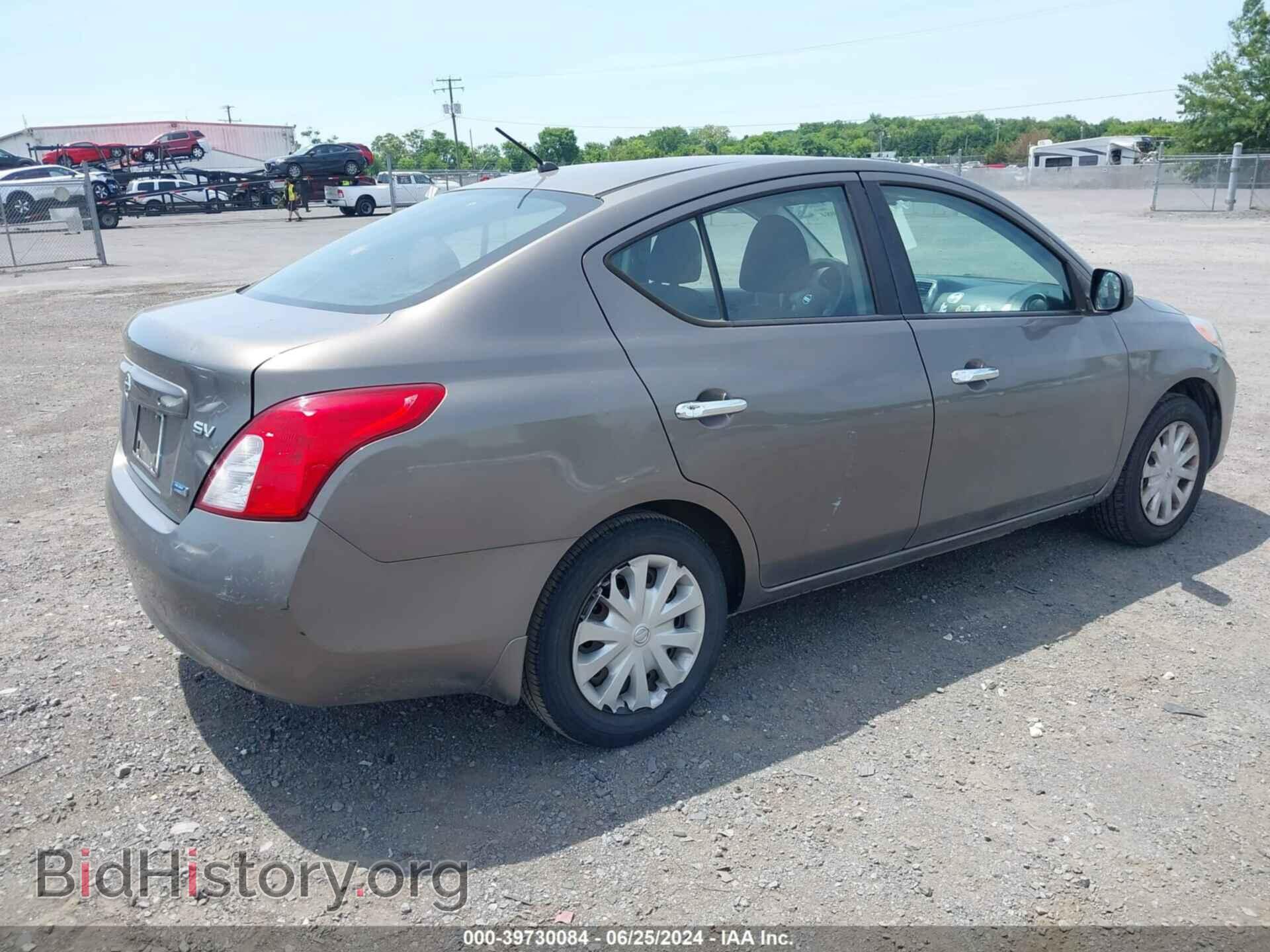 2012 NISSAN VERSA - VIN: 3N1CN7AP8CL904014 - Фото 4