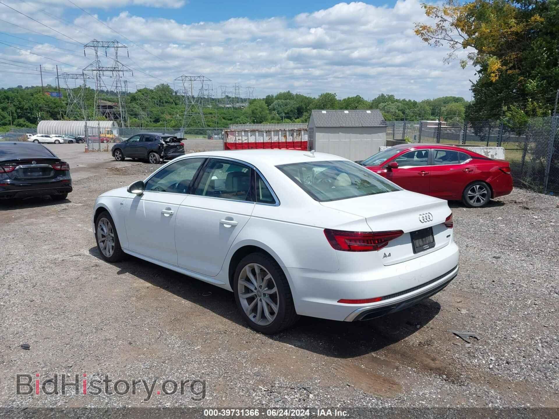 2019 AUDI A4 - VIN: WAUDNAF43KN018482 - Фото 3