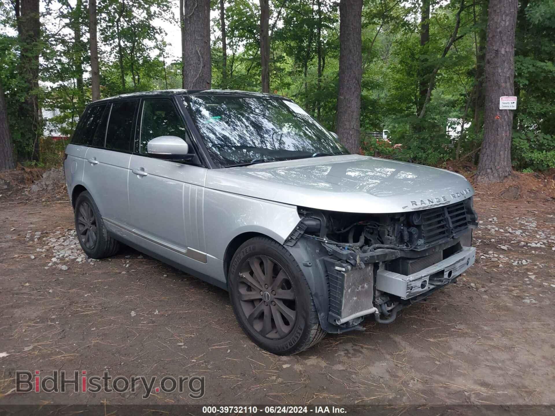 Фотография SALGS2VF3GA278809 - LAND ROVER RANGE ROVER 2016