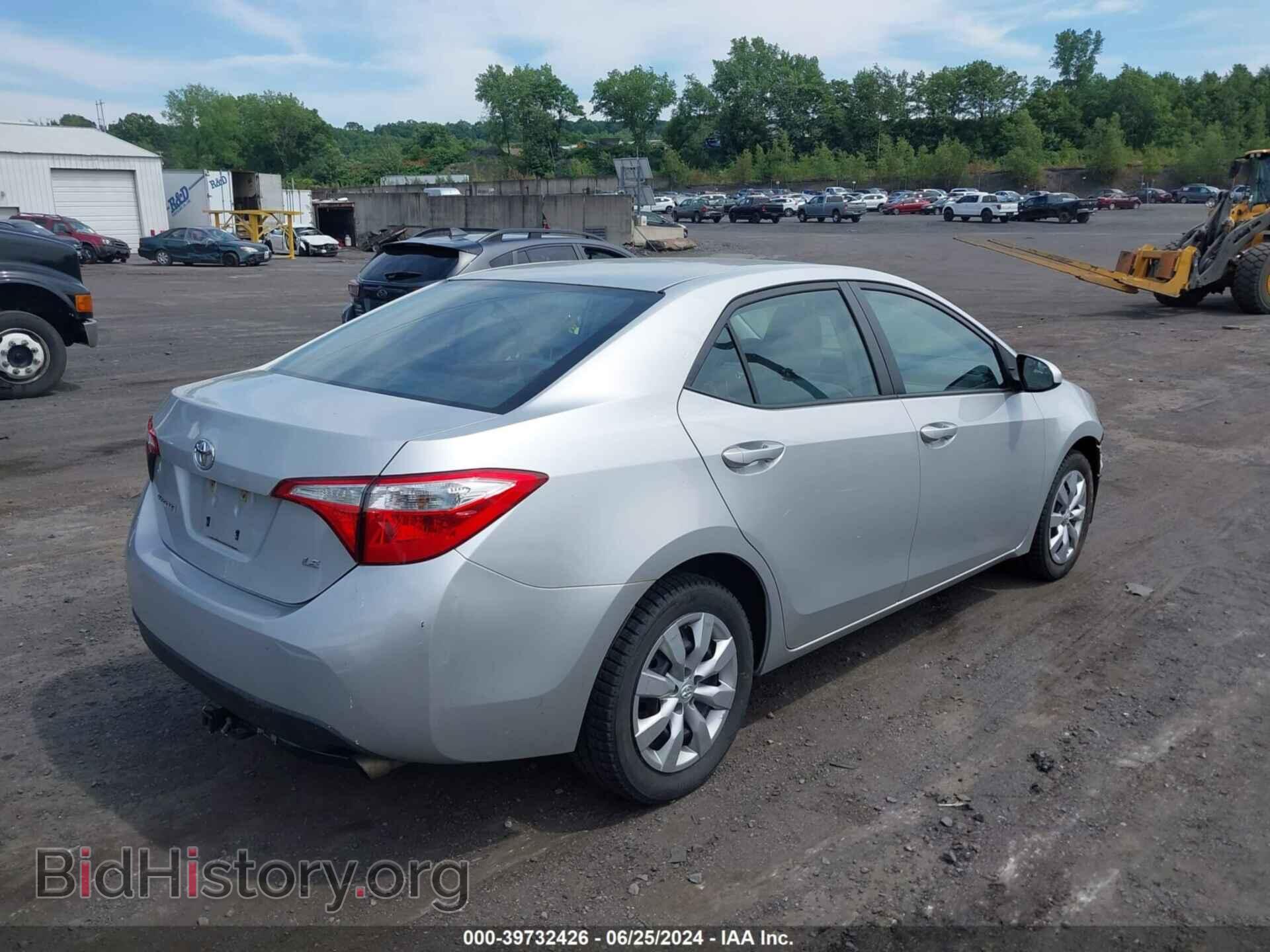 2014 TOYOTA COROLLA - VIN: 2T1BURHE2EC024962 - Фото 4
