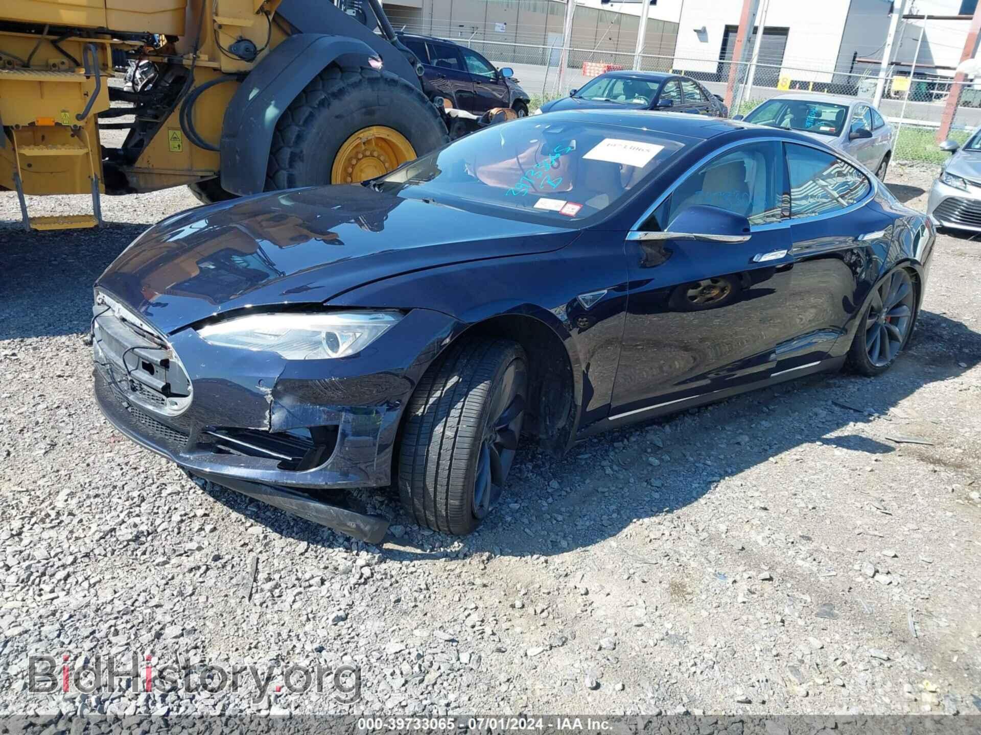 2014 TESLA MODEL S - VIN: 5YJSA1H14EFP56903 - Фото 2