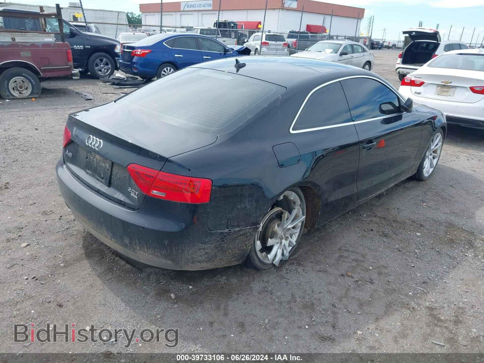 2013 AUDI A5 - VIN: WAULFAFR4DA004184 - Фото 4