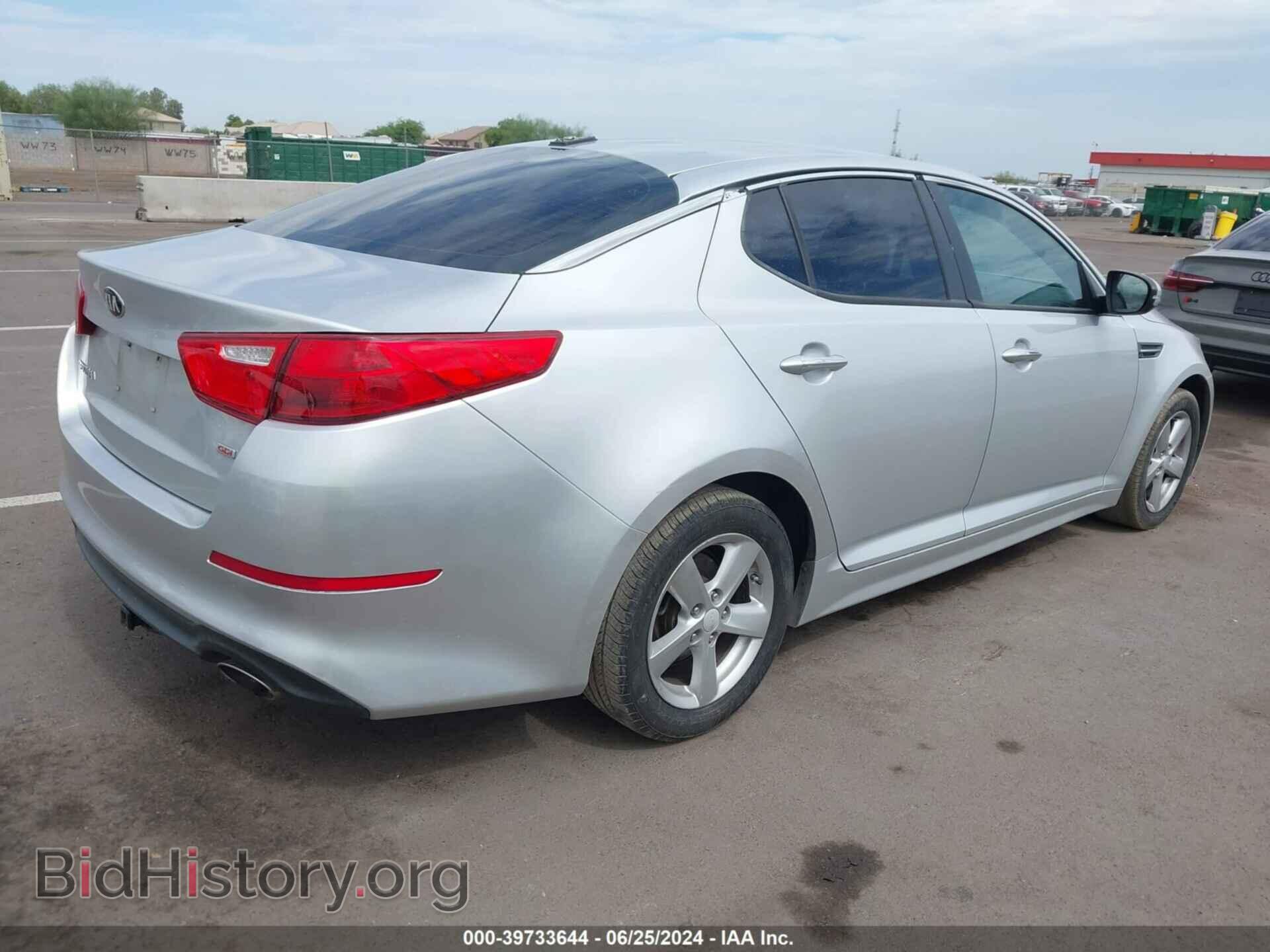 2015 KIA OPTIMA - VIN: 5XXGM4A75FG406207 - Фото 4