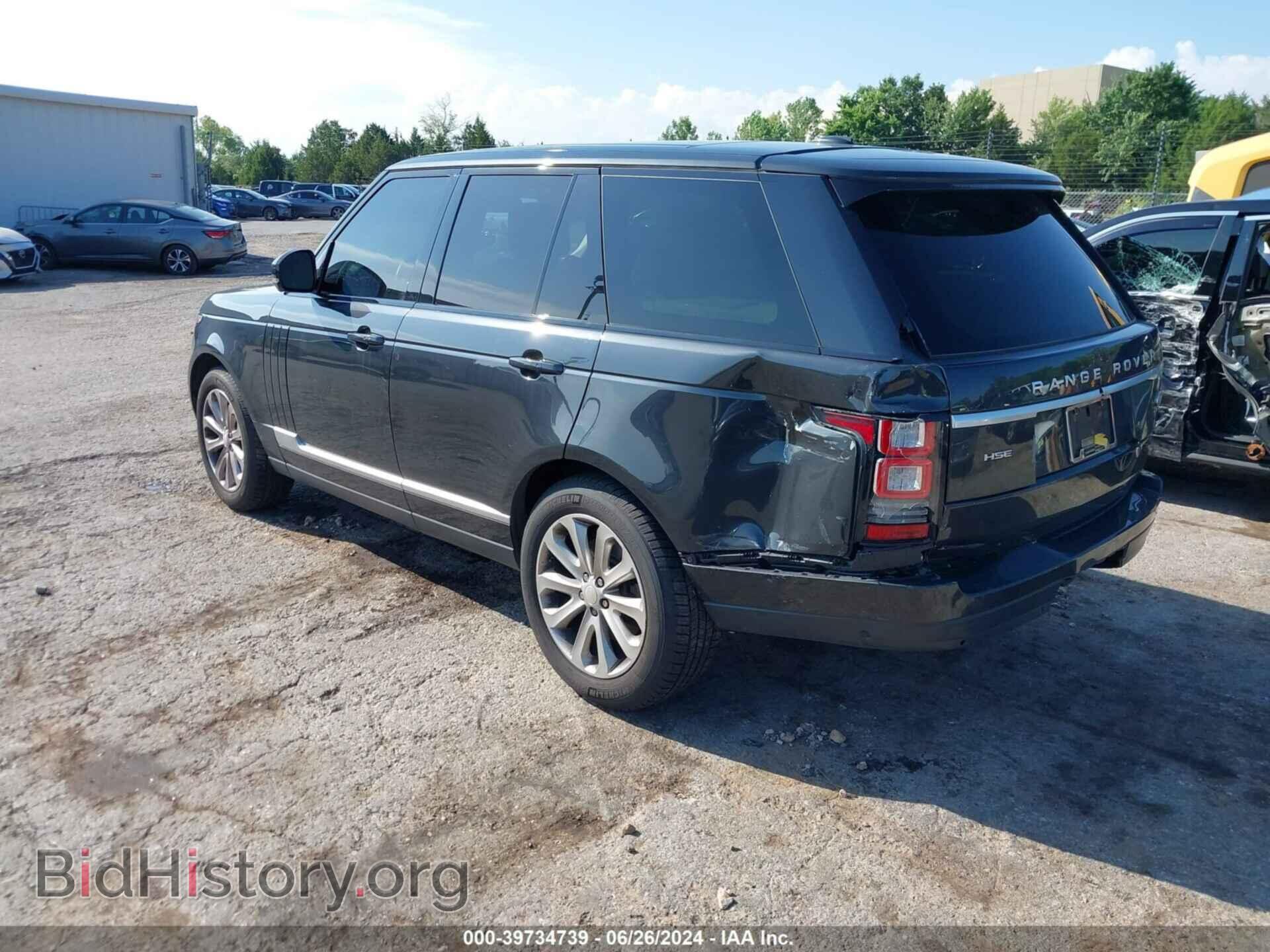 2015 LAND ROVER RANGE ROVER - VIN: SALGS2VF8FA203635 - Фото 3
