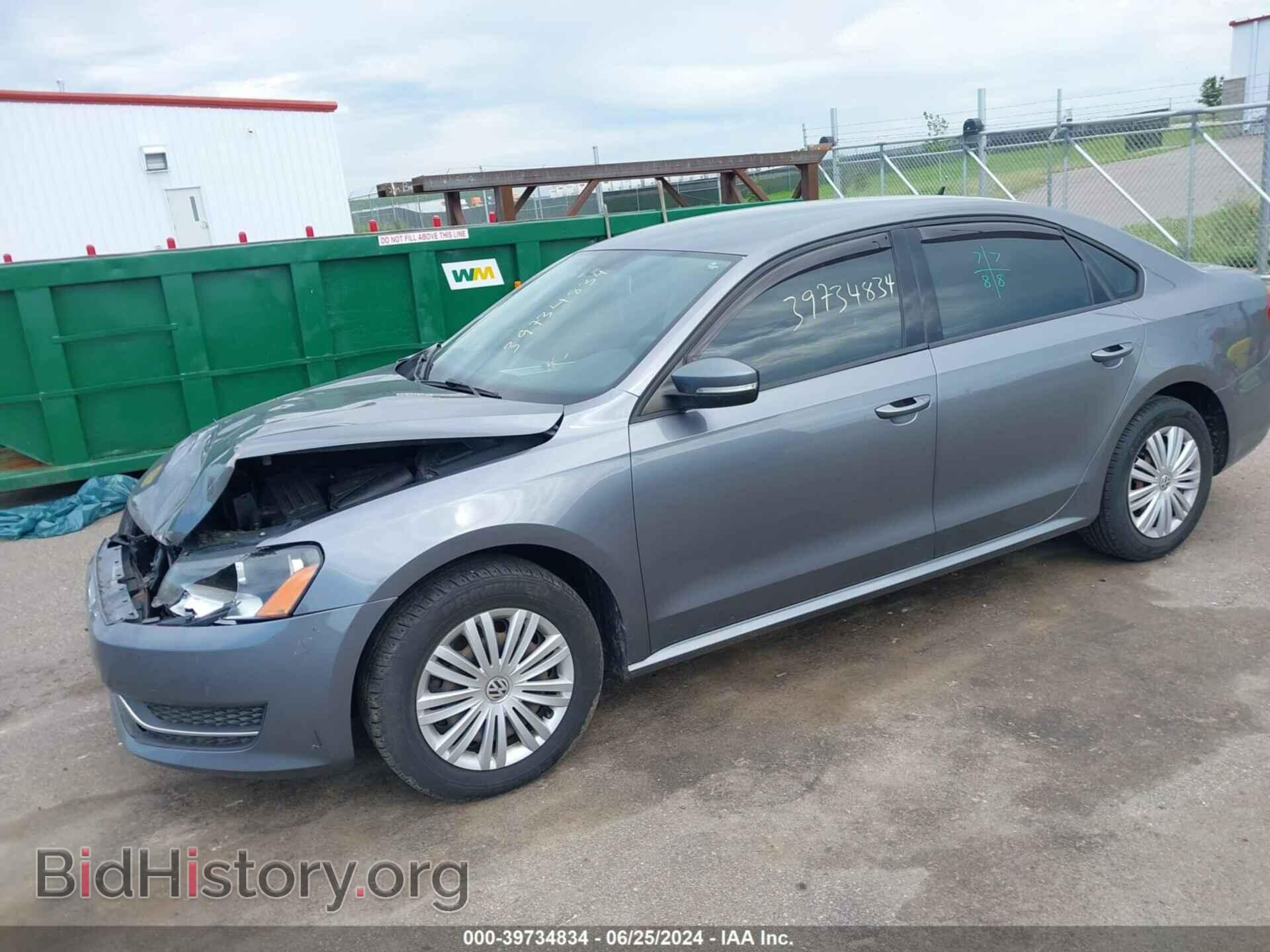 2015 VOLKSWAGEN PASSAT - VIN: 1VWAT7A33FC034211 - Фото 2