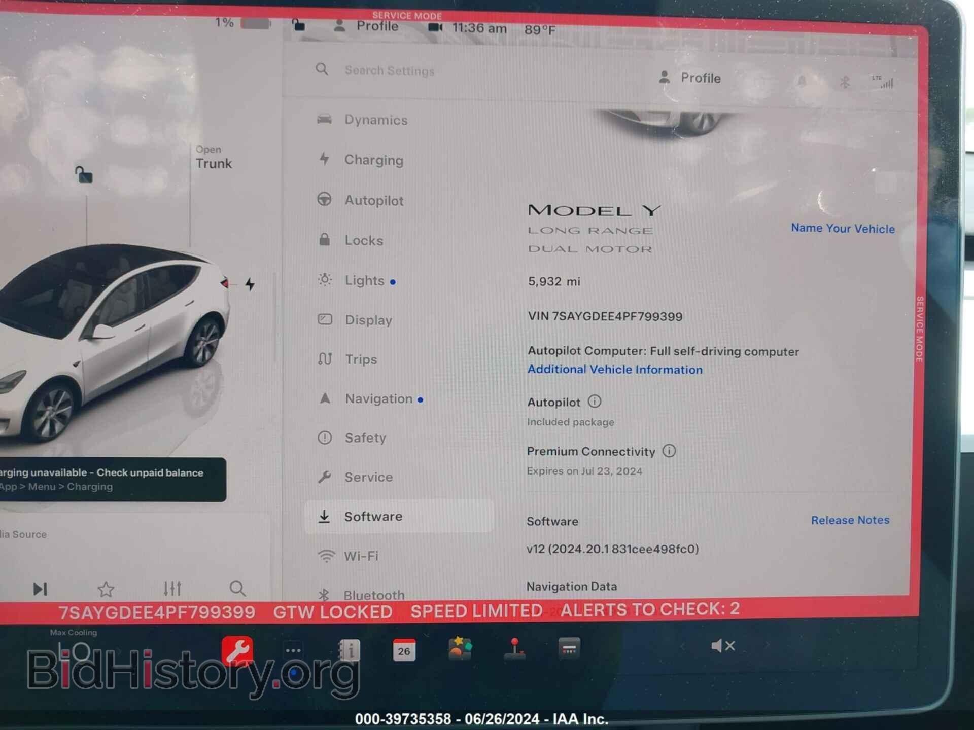 2023 TESLA MODEL Y - VIN: 7SAYGDEE4PF799399 - Фото 7