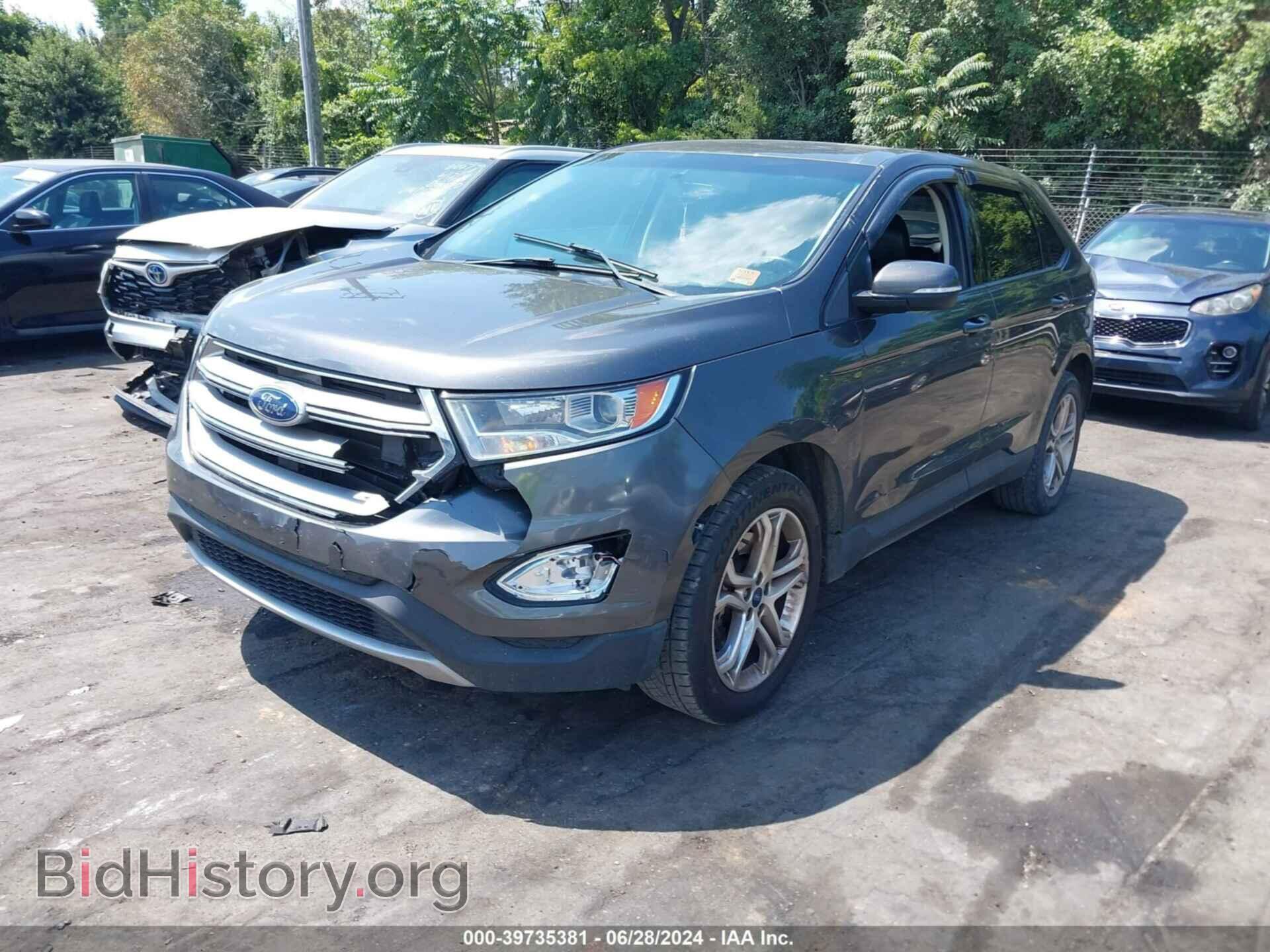 2015 FORD EDGE - VIN: 2FMTK4K94FBB21868 - Фото 2