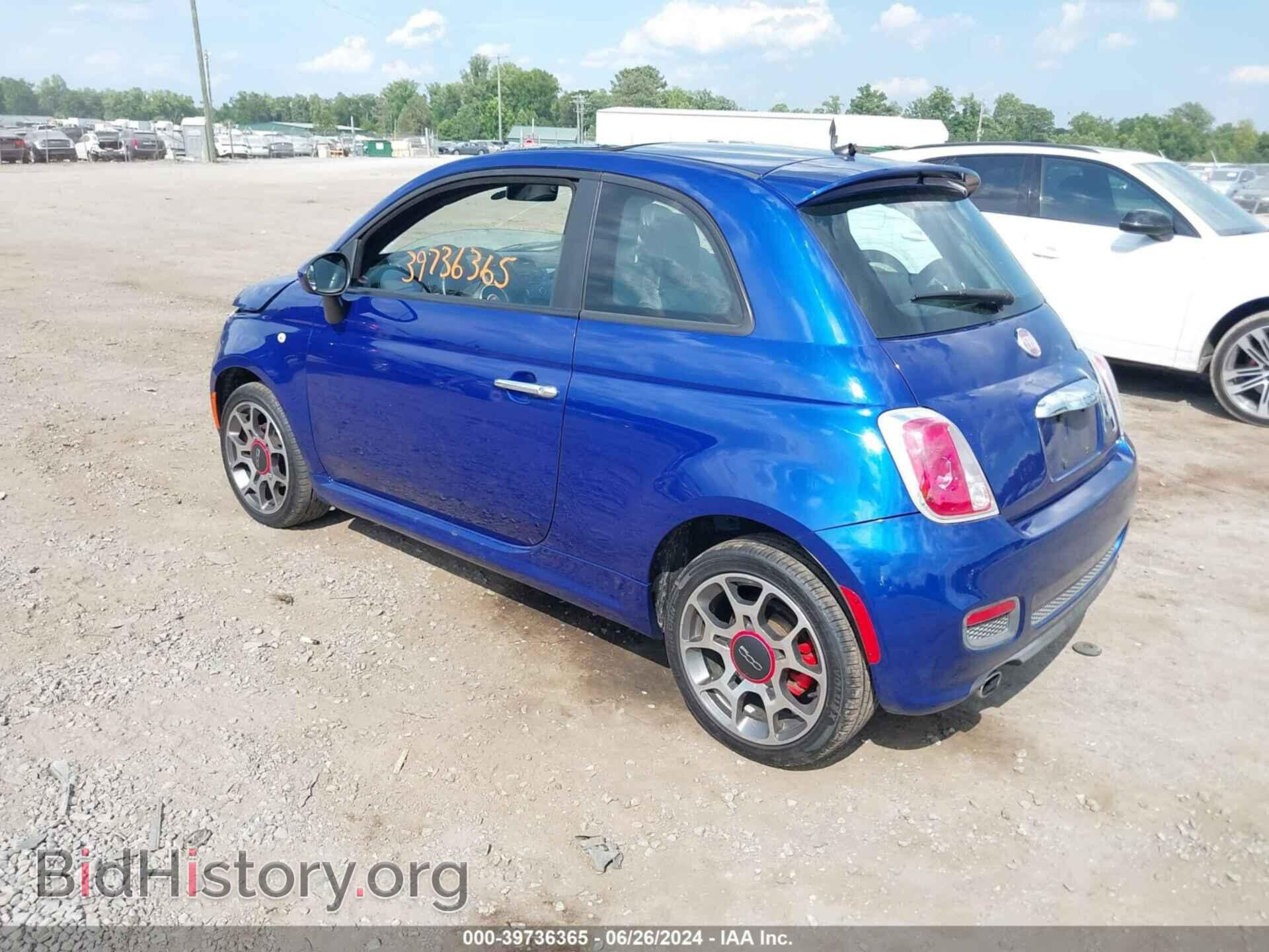 2012 FIAT 500 - VIN: 3C3CFFBR2CT128472 - Фото 3