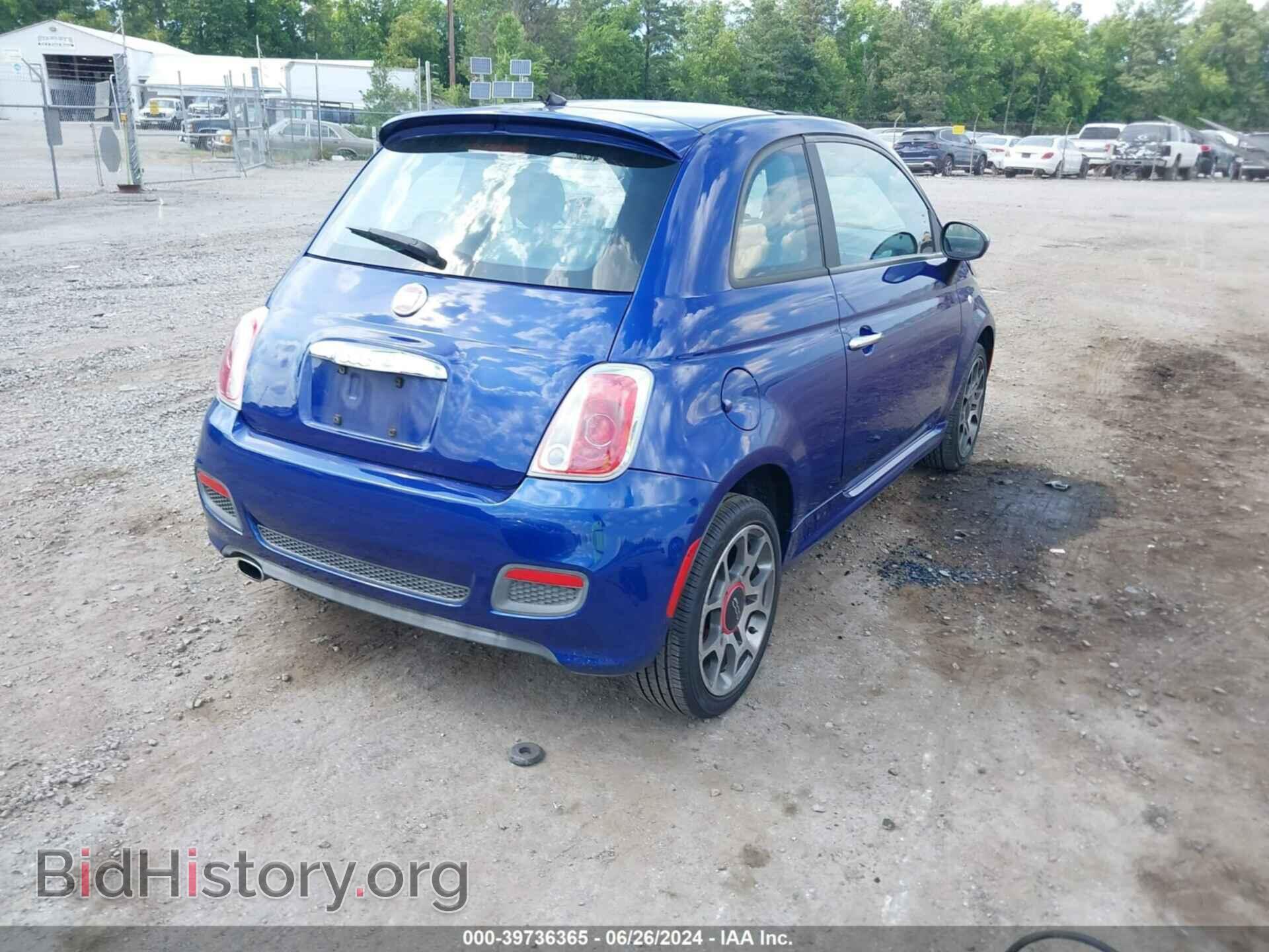 2012 FIAT 500 - VIN: 3C3CFFBR2CT128472 - Фото 4