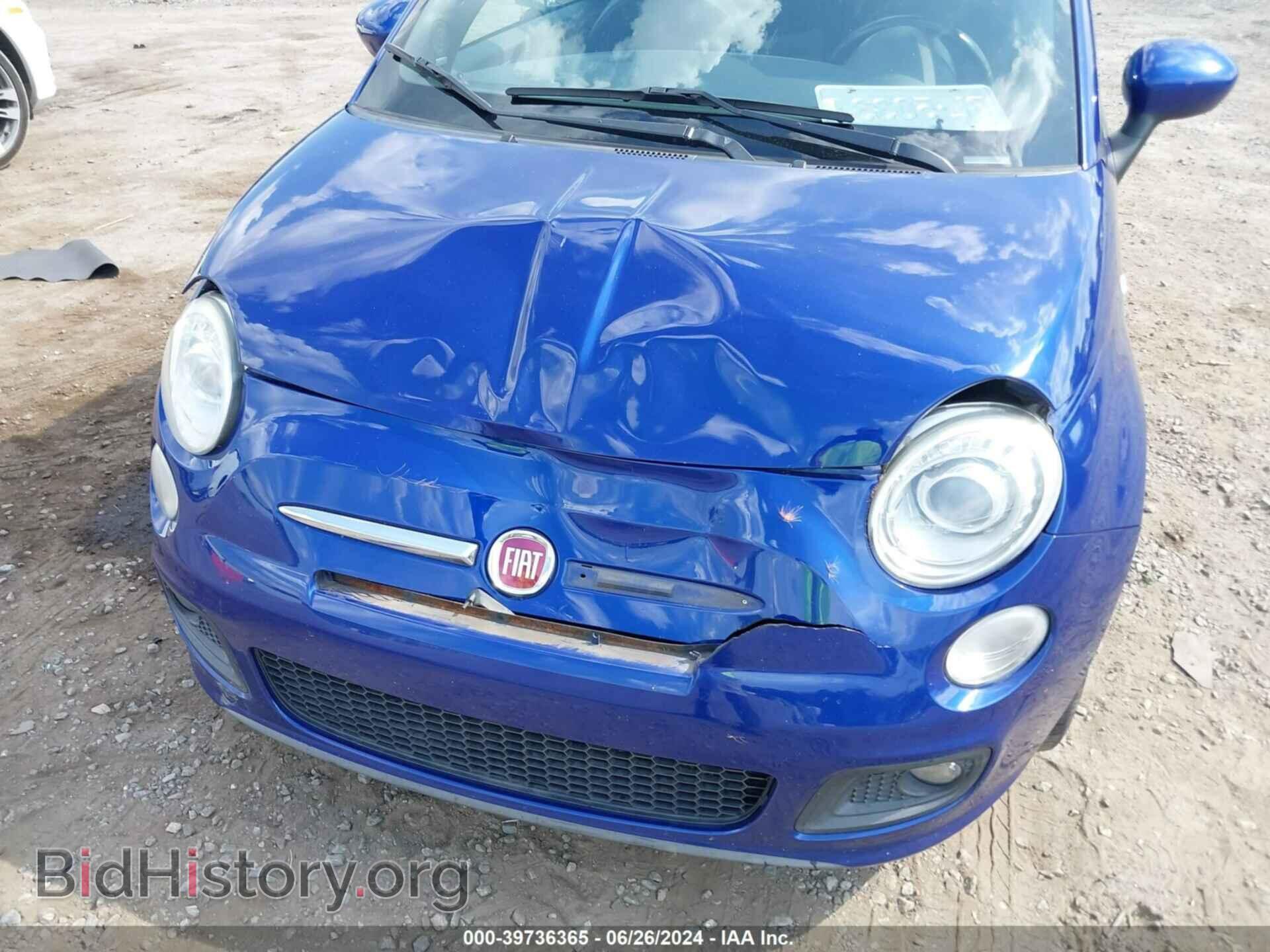 2012 FIAT 500 - VIN: 3C3CFFBR2CT128472 - Фото 6
