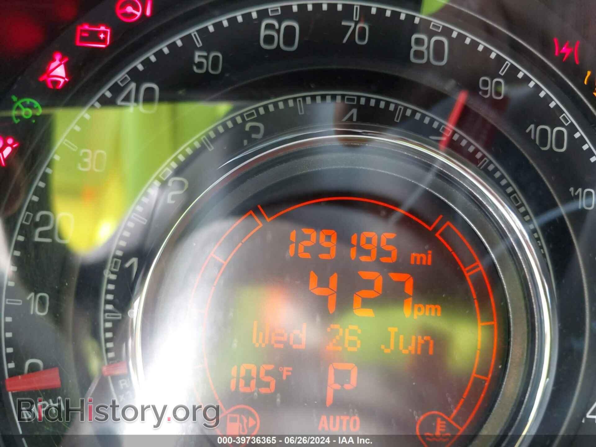 2012 FIAT 500 - VIN: 3C3CFFBR2CT128472 - Фото 7