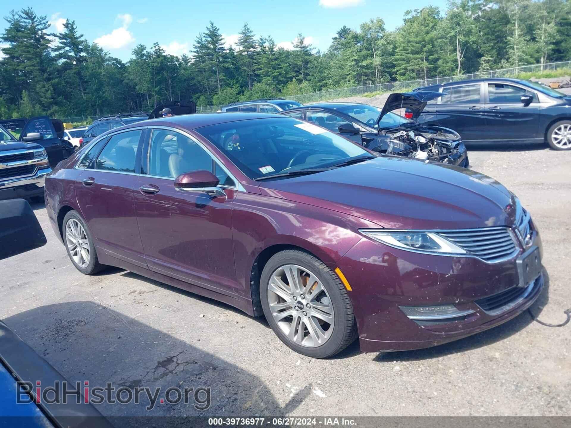 Фотография 3LN6L2G9XDR809105 - LINCOLN MKZ 2013
