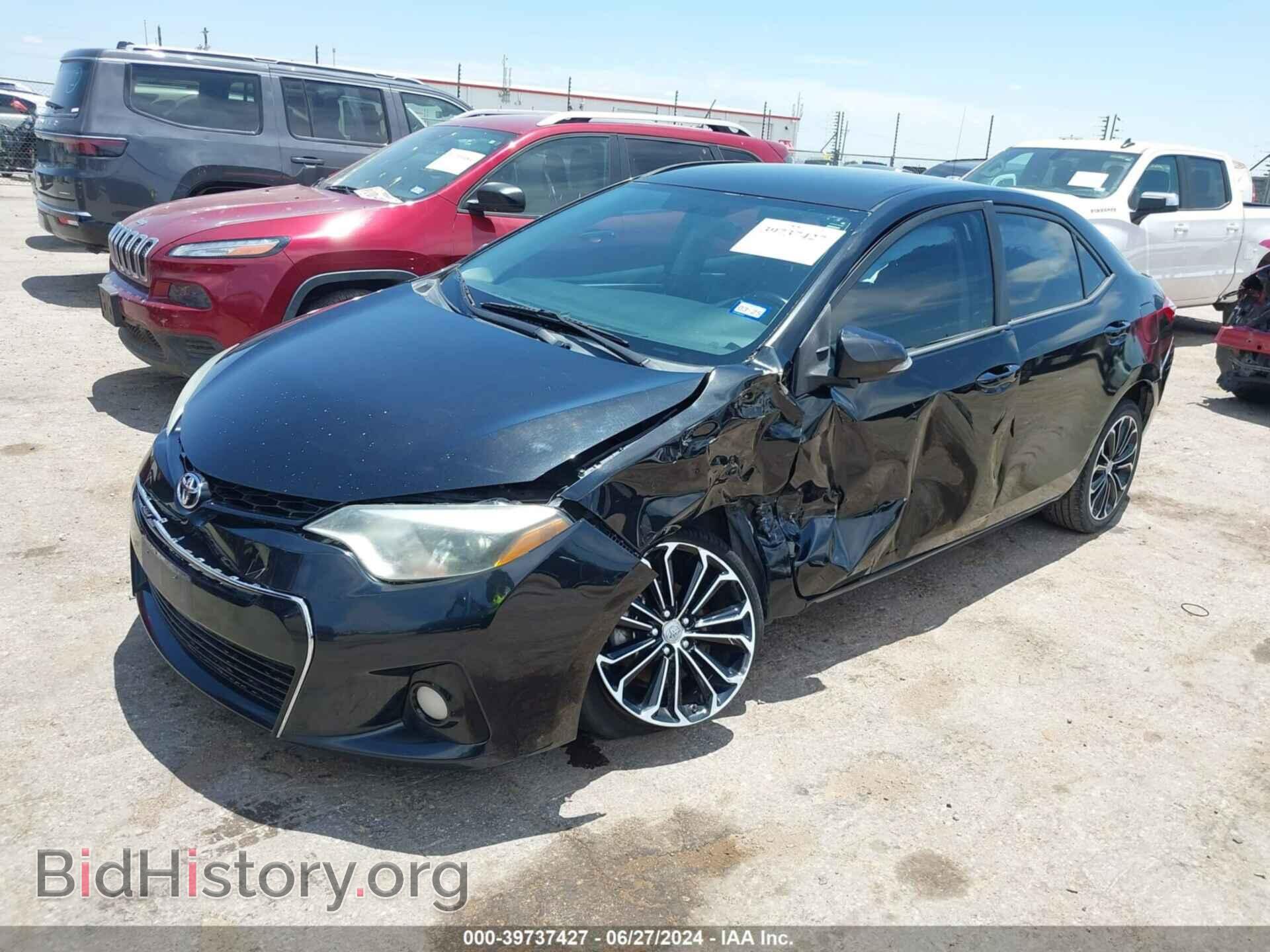 2014 TOYOTA COROLLA - VIN: 2T1BURHE7EC105035 - Фото 2