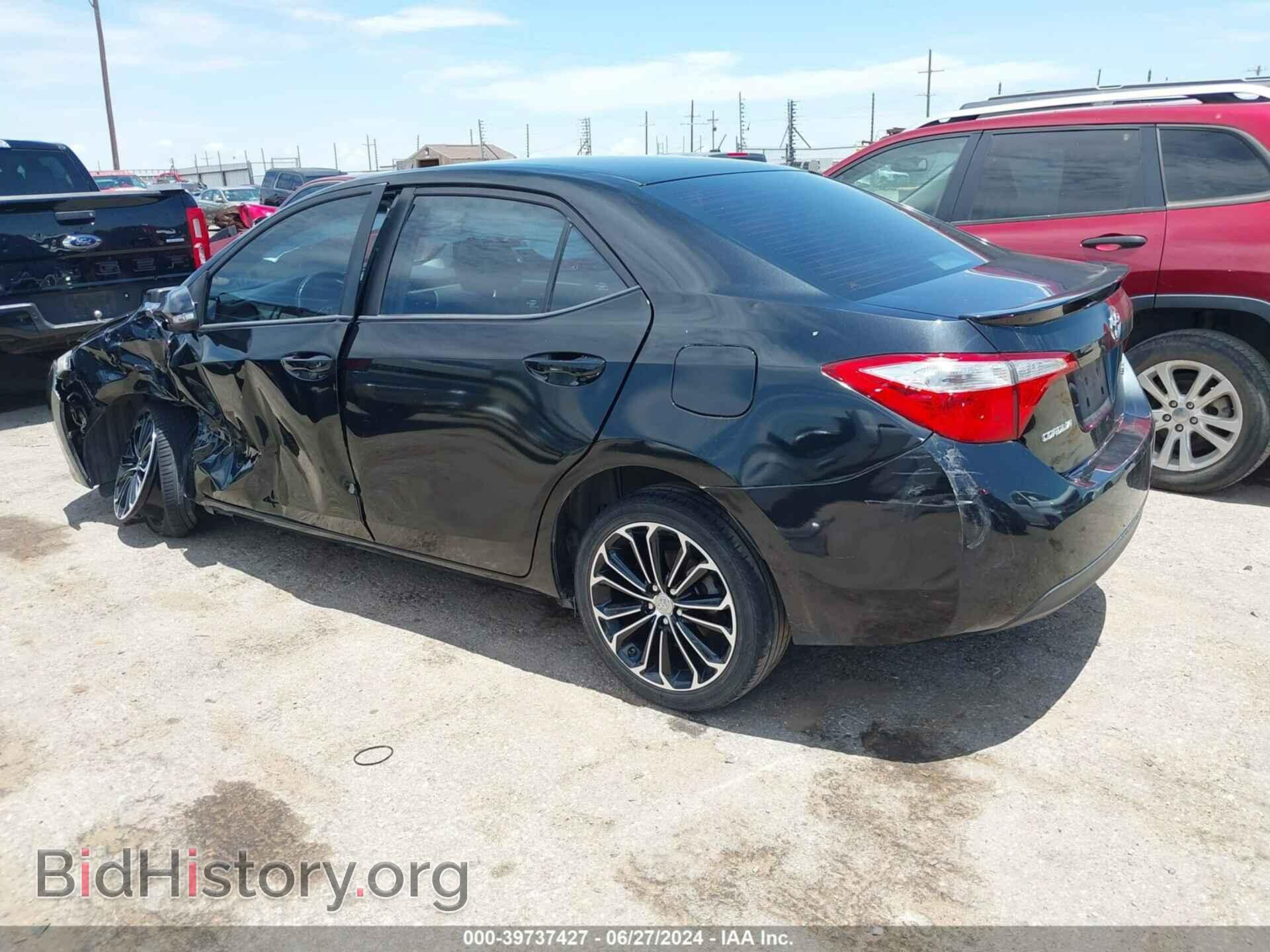 2014 TOYOTA COROLLA - VIN: 2T1BURHE7EC105035 - Фото 3