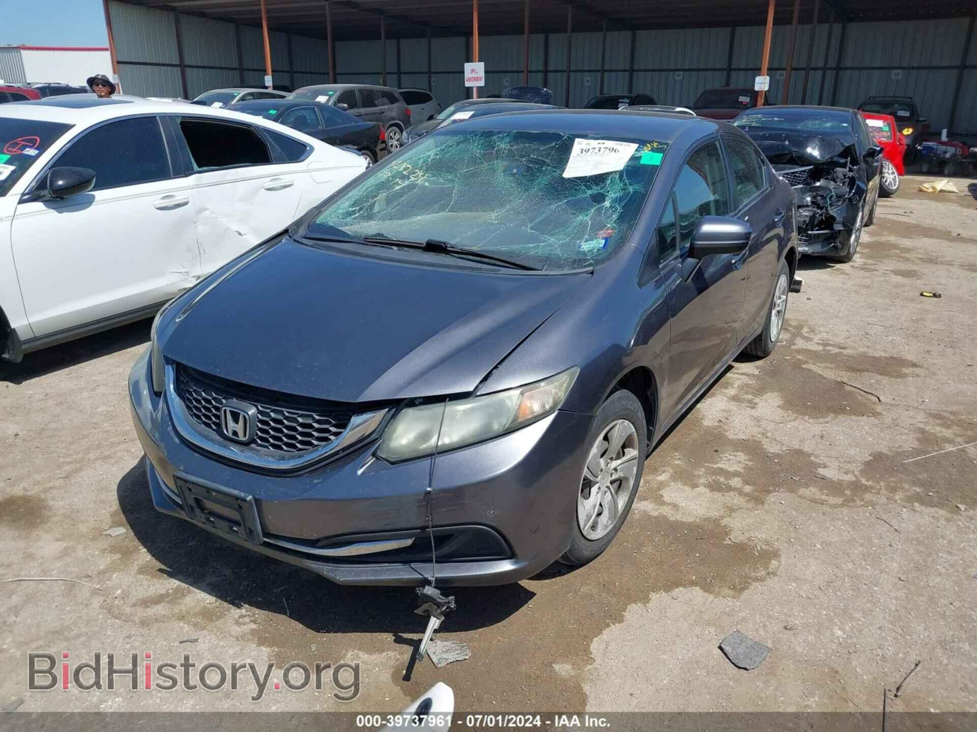 2014 HONDA CIVIC - VIN: 19XFB2F5XEE061423 - Фото 2