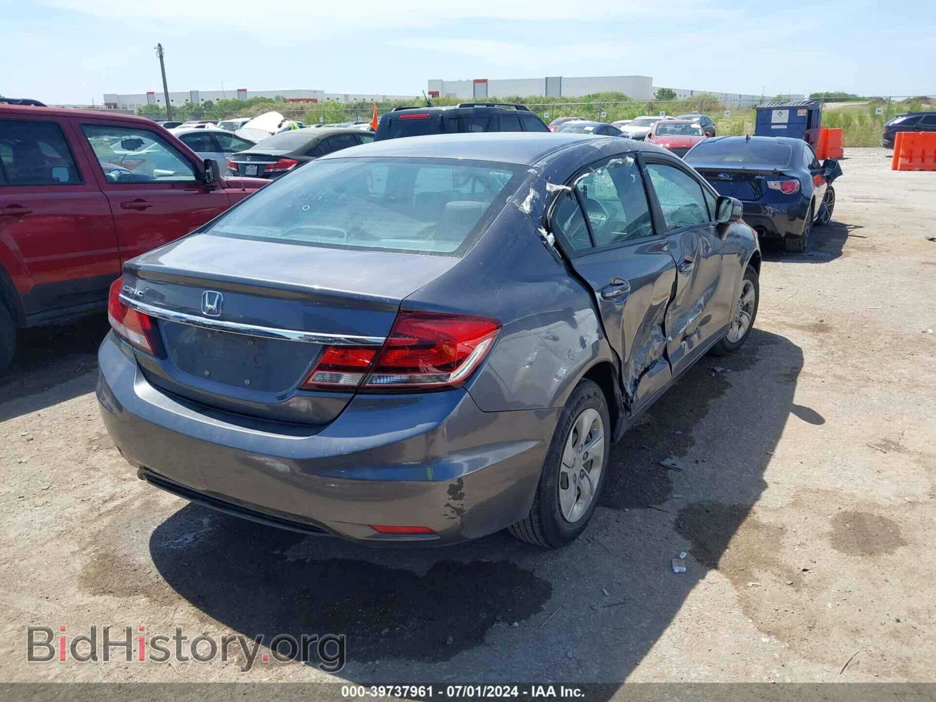 2014 HONDA CIVIC - VIN: 19XFB2F5XEE061423 - Фото 4