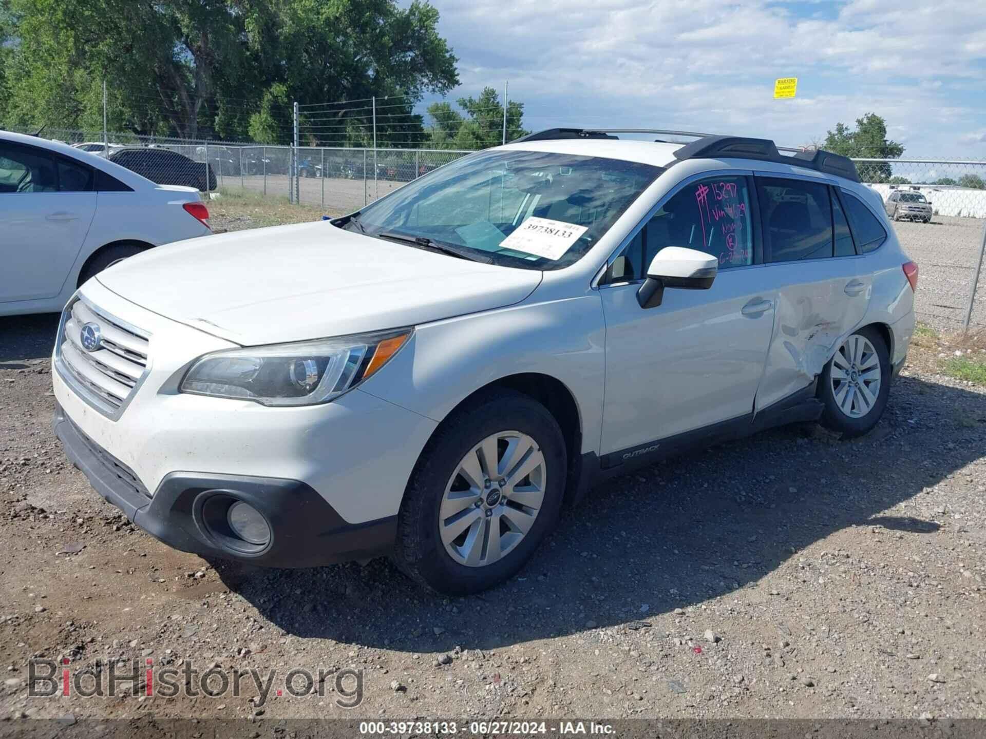 2016 SUBARU OUTBACK - VIN: 4S4BSAFC1G3234629 - Фото 2