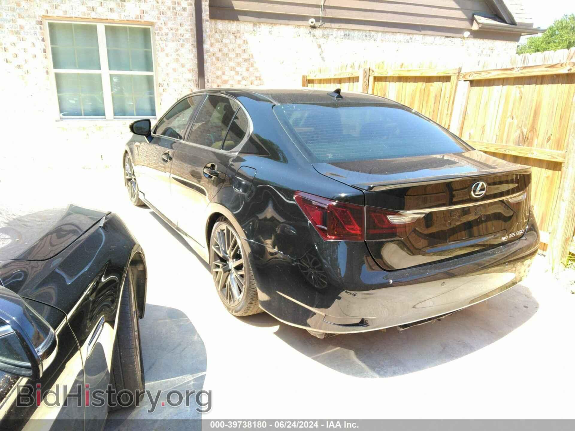 2013 LEXUS GS 350 - VIN: JTHCE1BL4D5011697 - Фото 3
