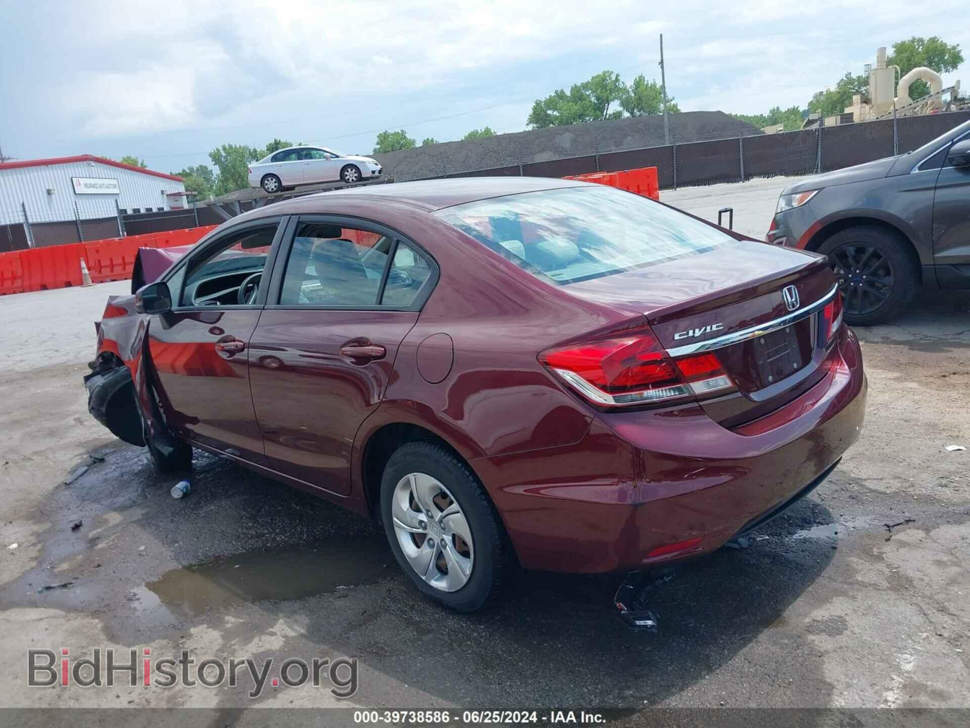 2013 HONDA CIVIC - VIN: 19XFB2F5XDE093173 - Фото 3