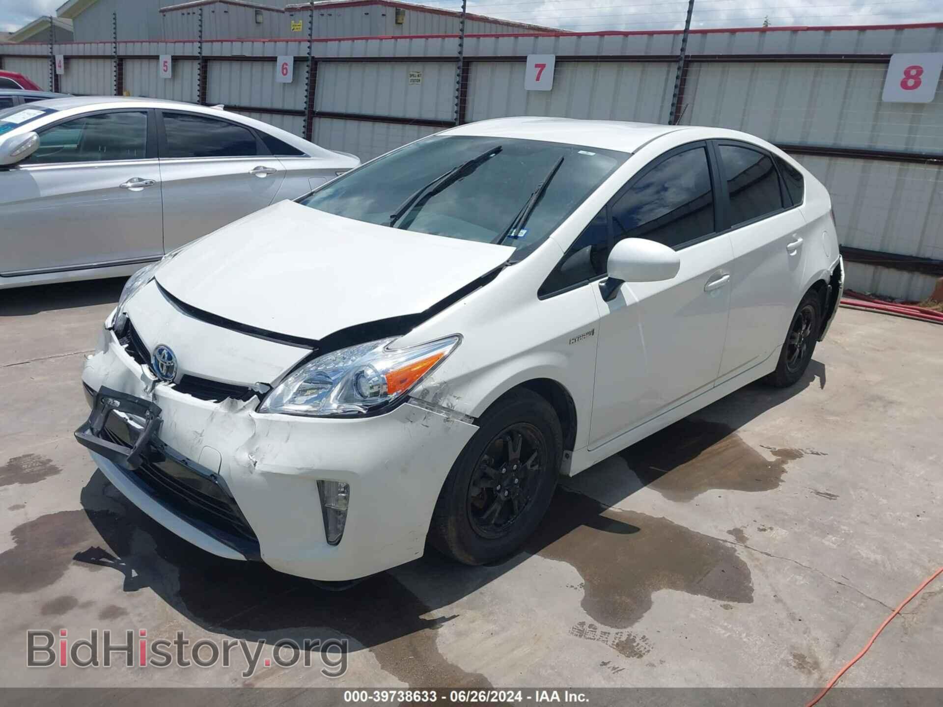 2014 TOYOTA PRIUS - VIN: JTDKN3DU5E0374202 - Фото 2