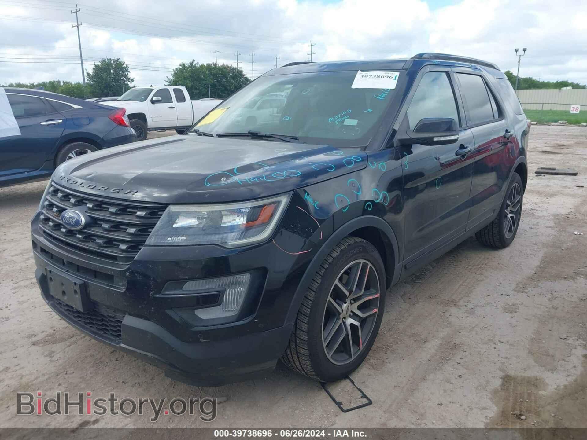 2016 FORD EXPLORER - VIN: 1FM5K8GT4GGB33713 - Фото 2