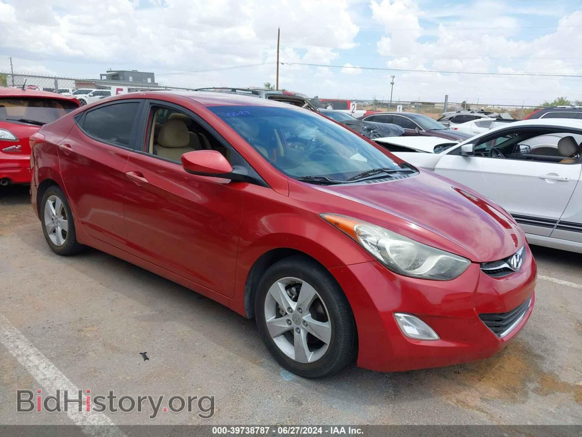 Фотография KMHDH4AE3CU427922 - HYUNDAI ELANTRA 2012