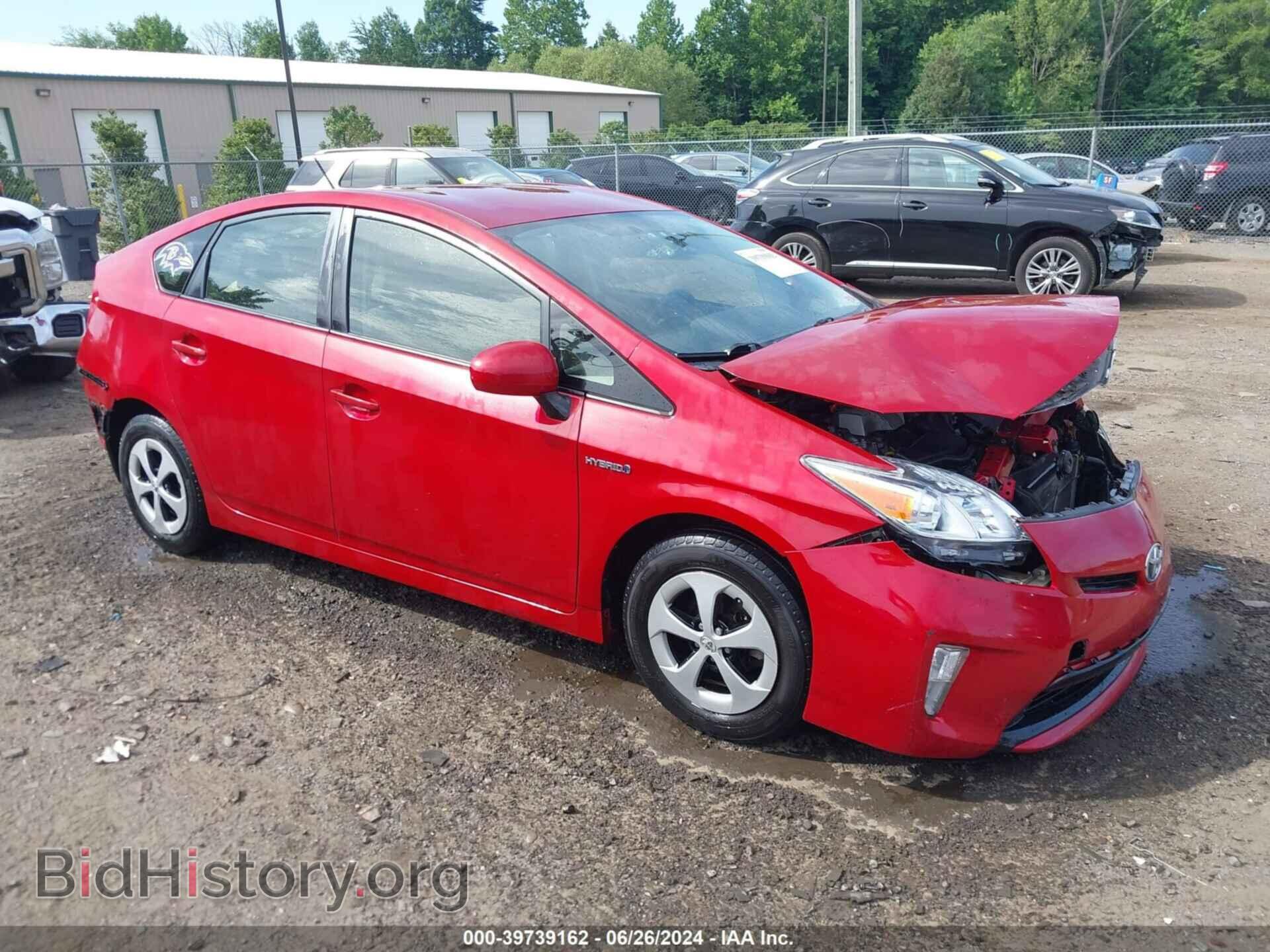 Фотография JTDKN3DU3C1552390 - TOYOTA PRIUS 2012