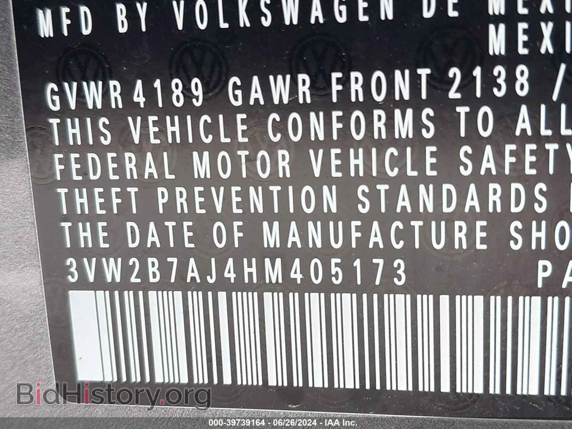 2017 VOLKSWAGEN JETTA - VIN: 3VW2B7AJ4HM405173 - Фото 9
