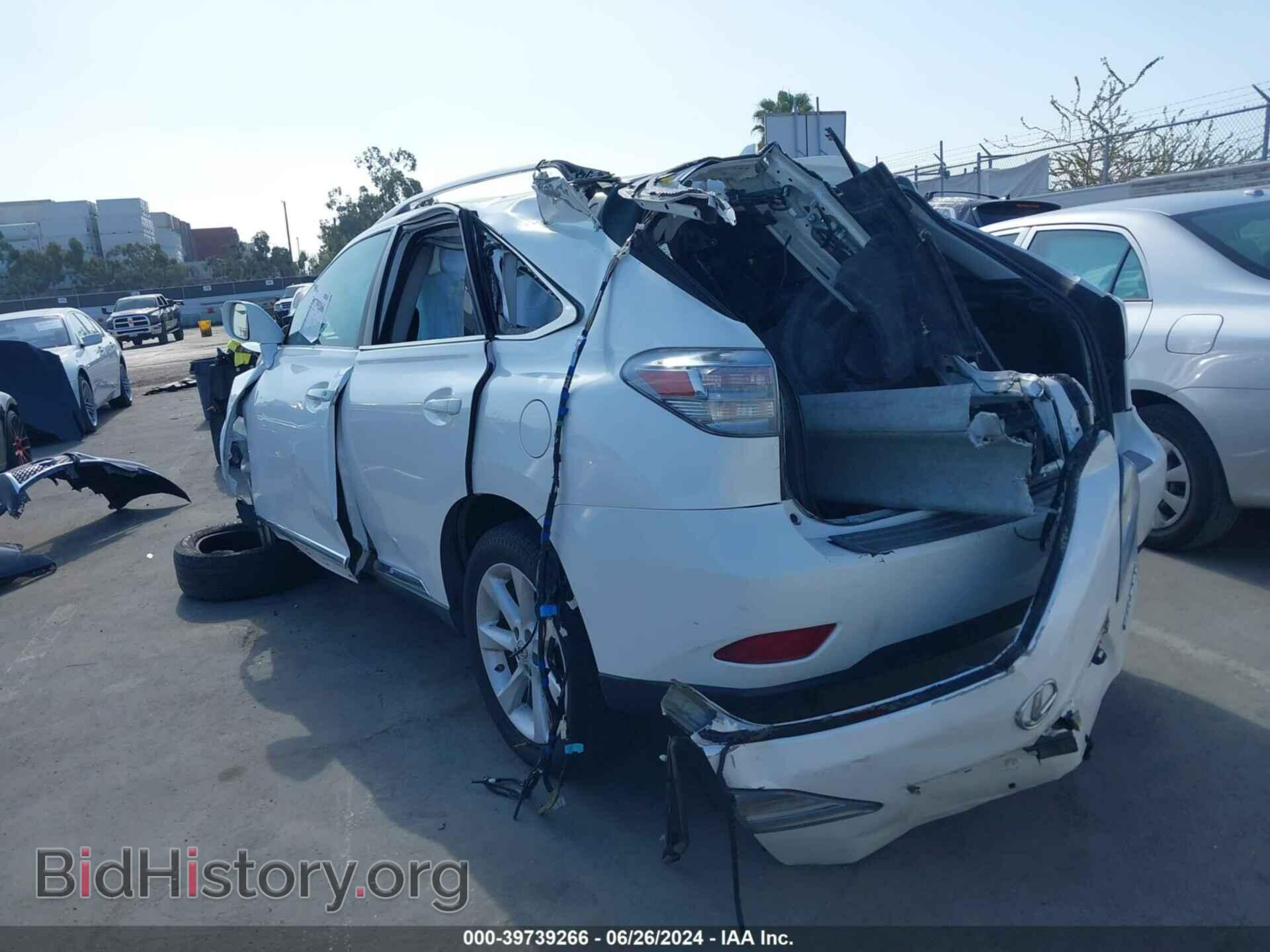 2012 LEXUS RX 350 - VIN: 2T2ZK1BA5CC075232 - Фото 3