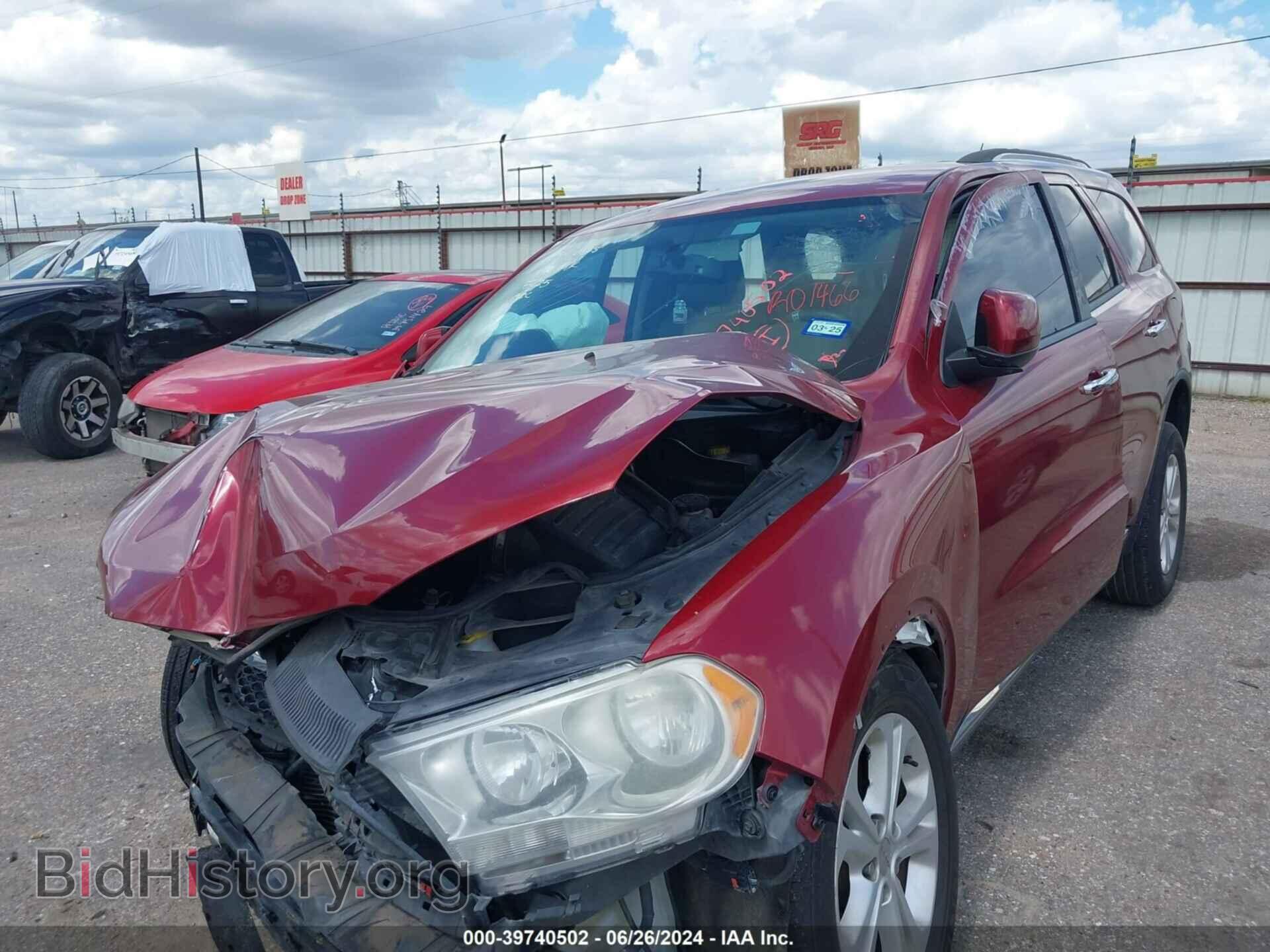 2013 DODGE DURANGO - VIN: 1C4RDHDG4DC527481 - Фото 2