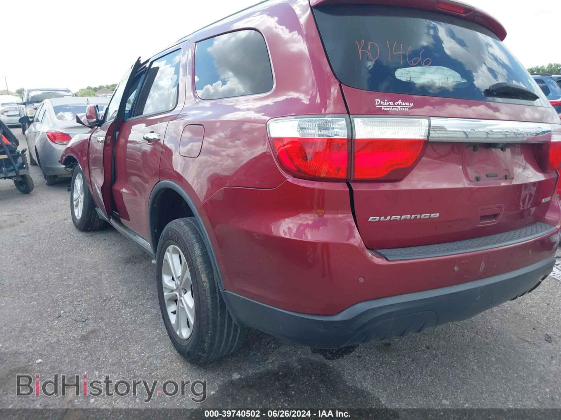 2013 DODGE DURANGO - VIN: 1C4RDHDG4DC527481 - Фото 3