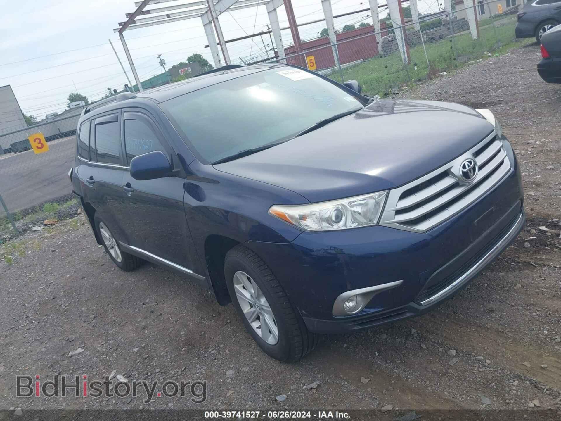 Photo 5TDBK3EH4CS130996 - TOYOTA HIGHLANDER 2012