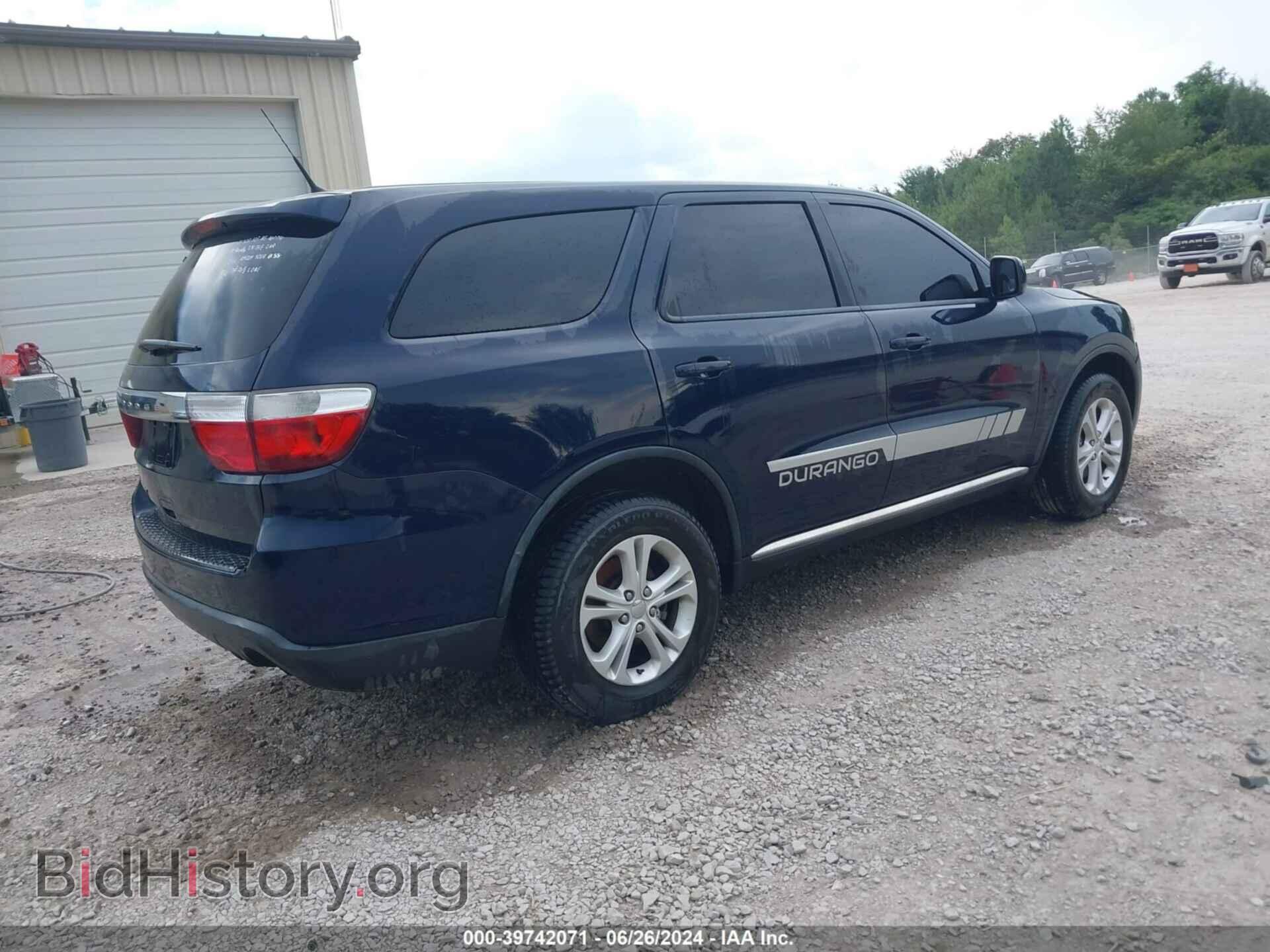 2012 DODGE DURANGO - VIN: 1C4RDHAG5CC260242 - Фото 4