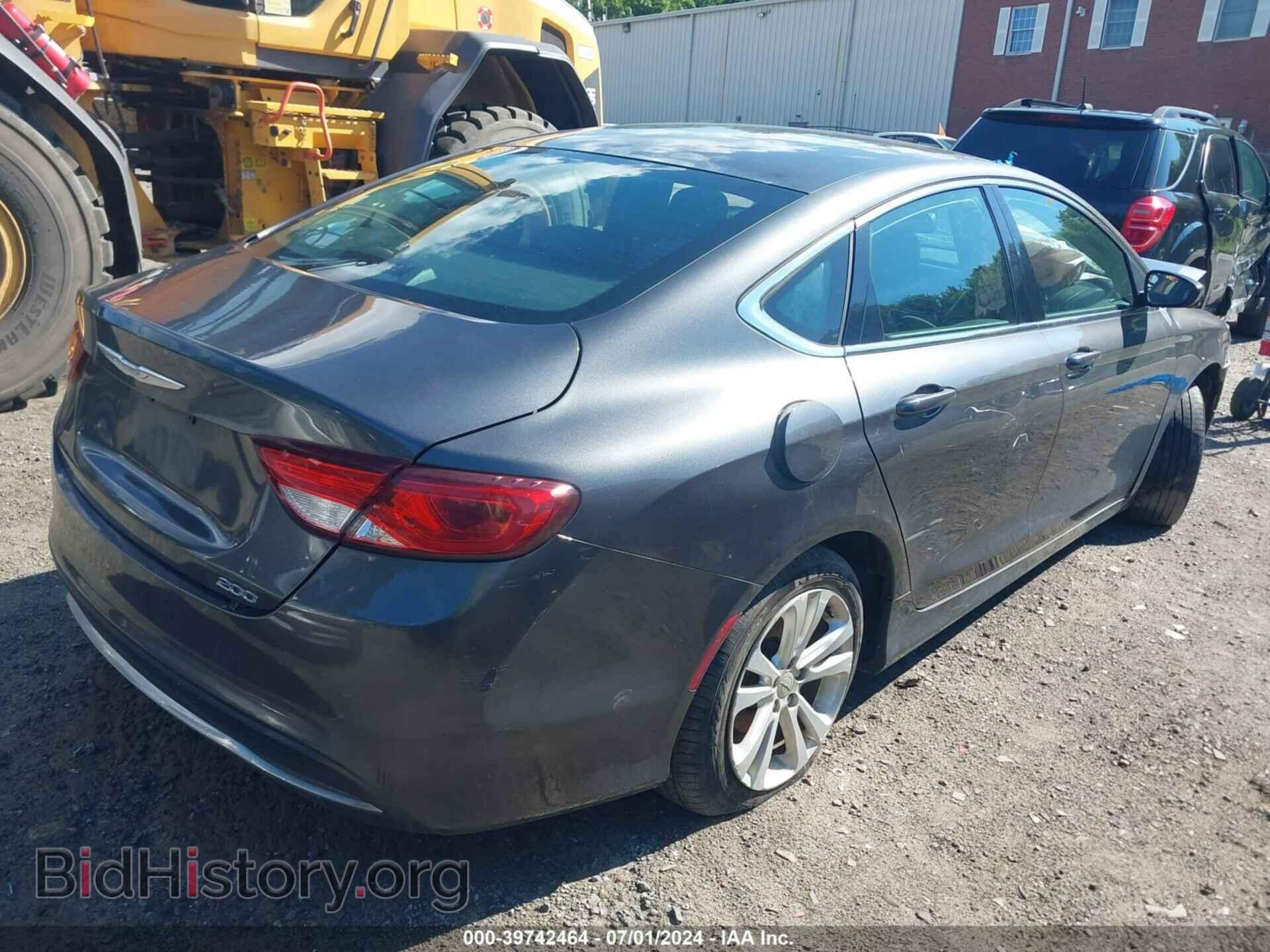 2015 CHRYSLER 200 - VIN: 1C3CCCAB8FN580698 - Фото 4