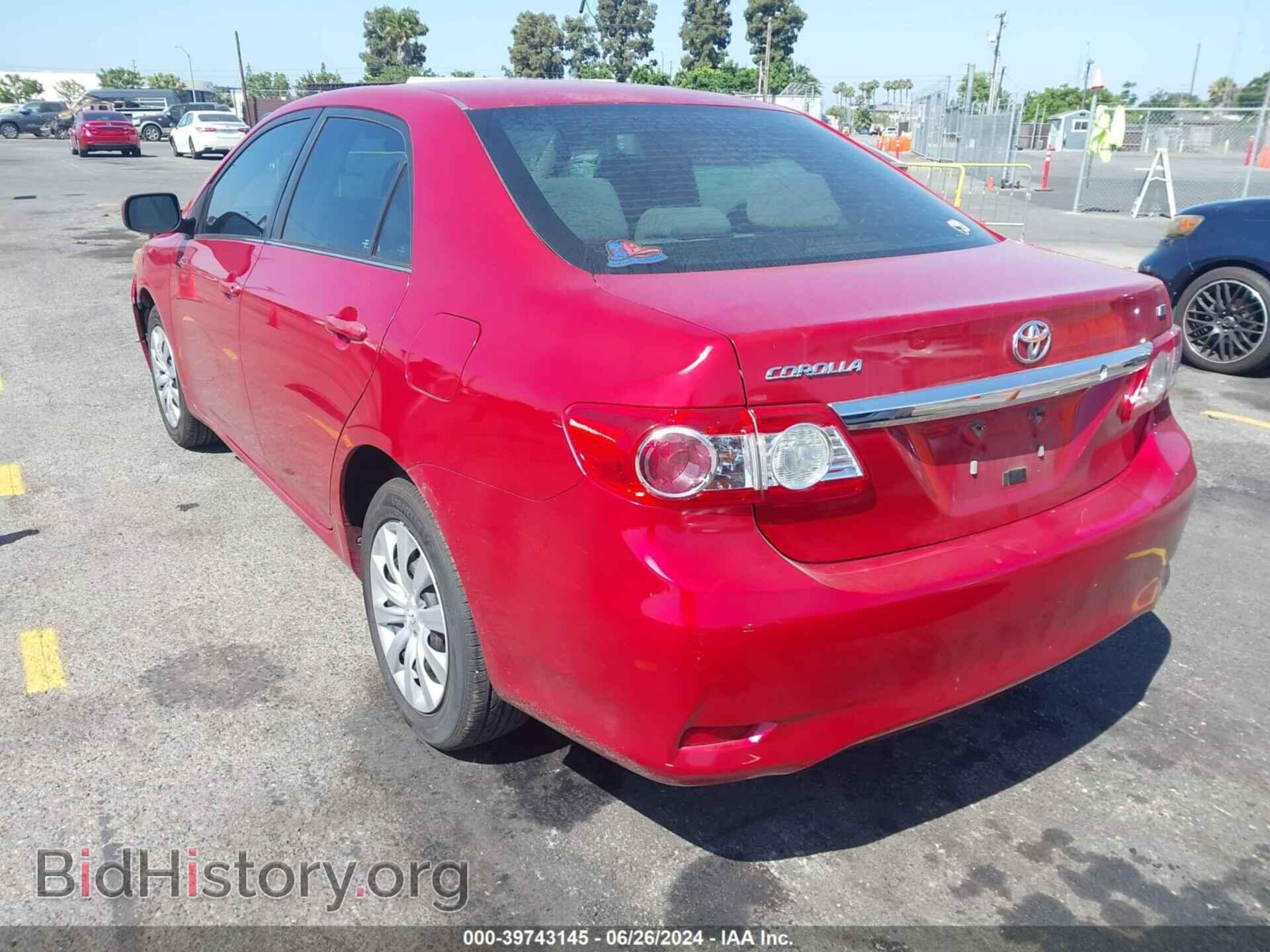 2013 TOYOTA COROLLA - VIN: 5YFBU4EE2DP123643 - Фото 3