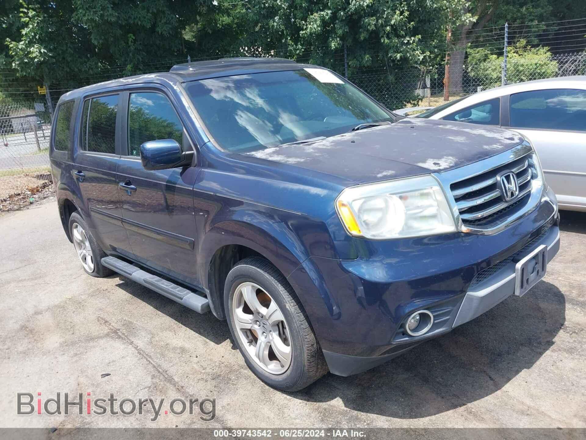 Photo 5FNYF3H5XCB037453 - HONDA PILOT 2012