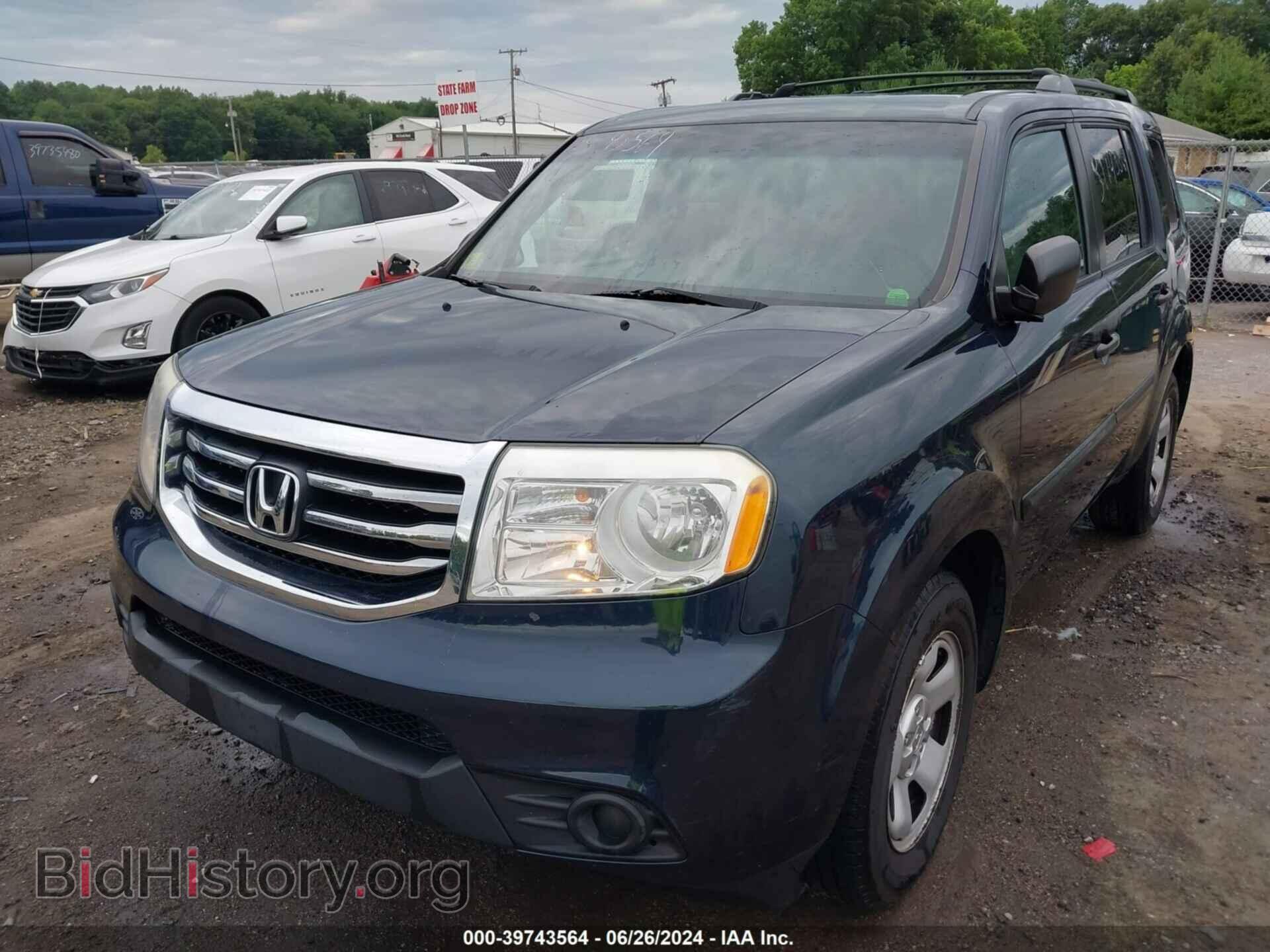 2012 HONDA PILOT - VIN: 5FNYF4H28CB057860 - Фото 2